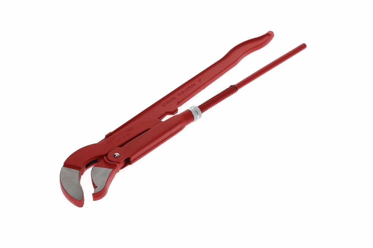 GEDORE red 45 stopni kątowe szczypce do rur, rozpiętość 103 mm, S-Maul, masywne, przesunięte ząbki, R27140030