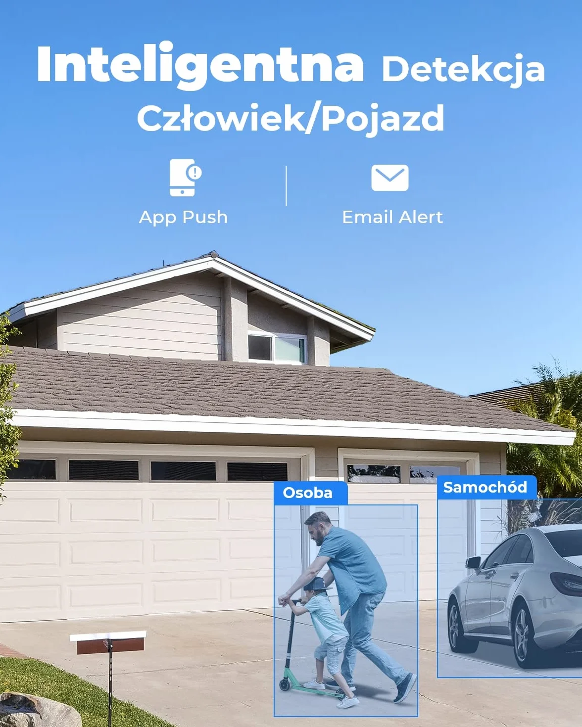 Reolink 4K PoE H.265 Zestaw kamer do monitoringu CCTV, 4 sztuki zewnętrznych kamer IP 8MP z wykrywaniem osób/pojazdów i 8-kanałowy NVR z 2 TB HDD do nagrywania 24h/7 Noktowizja Wodoodporność
