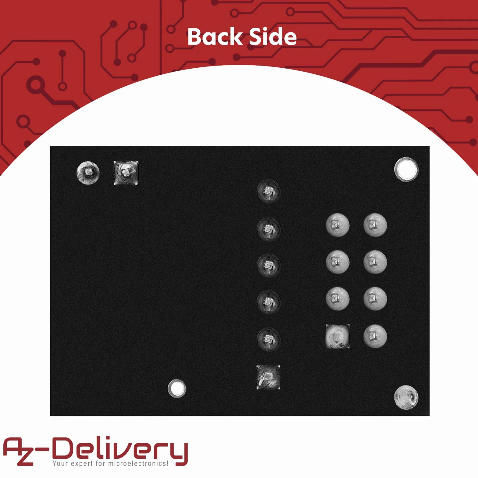 AZDelivery 3 x Adapter Compatible with NRF24L01 do bezprzewodowego modułu nadawczo-odbiorczego RF 2,4 GHz 3,3 V z 8 pinami