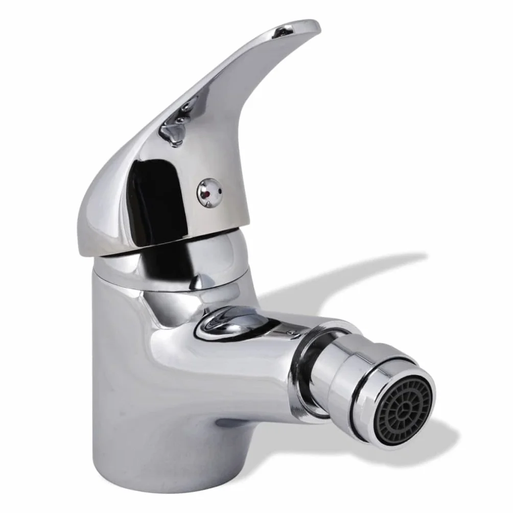 Bidet krany 2 sztuki chromowane z ceramicznym wkładem mieszającym bateria ze stopu cynku w zestawie elastyczne węże ze stali nierdzewnej i akcesoria instalacyjne do łazienki i umywalki