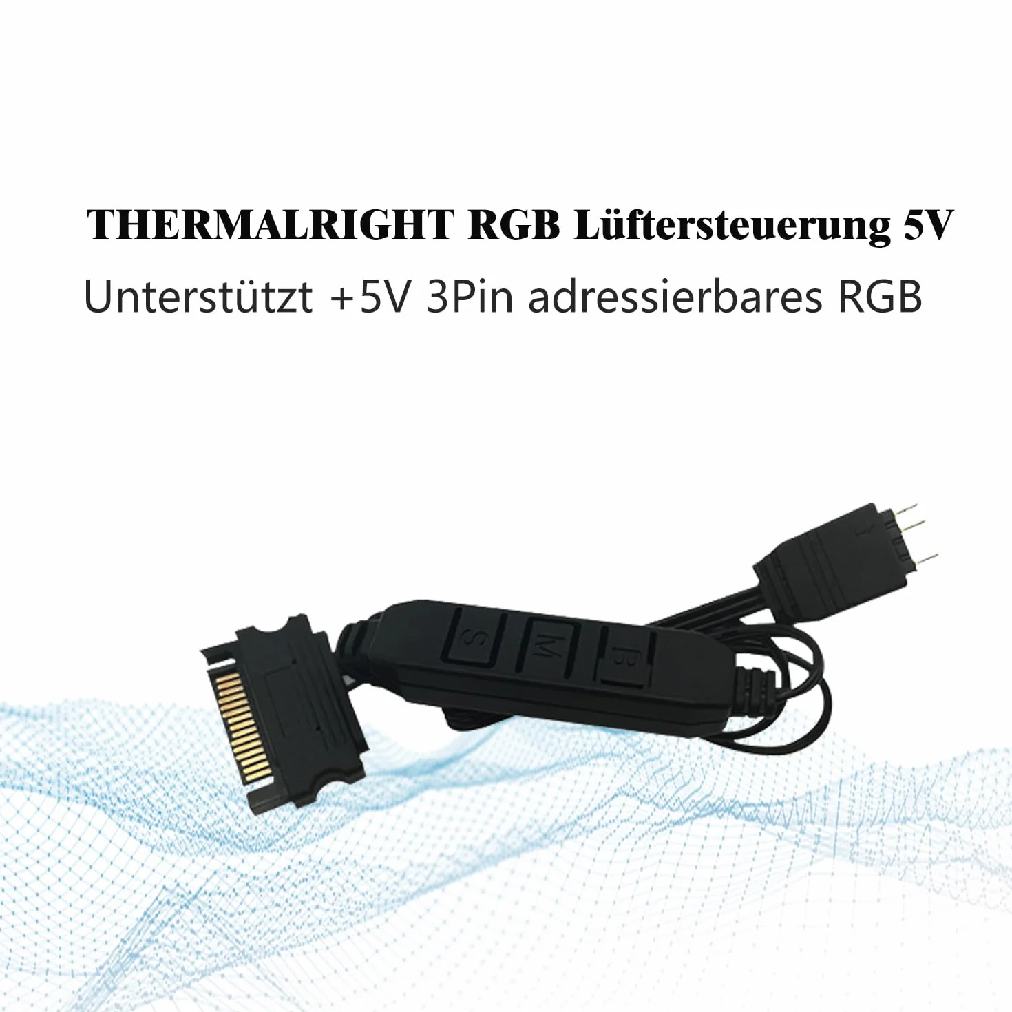 Thermalright Sterowanie wentylatorem komputera A-RGB 5V 3-pin PC SATA