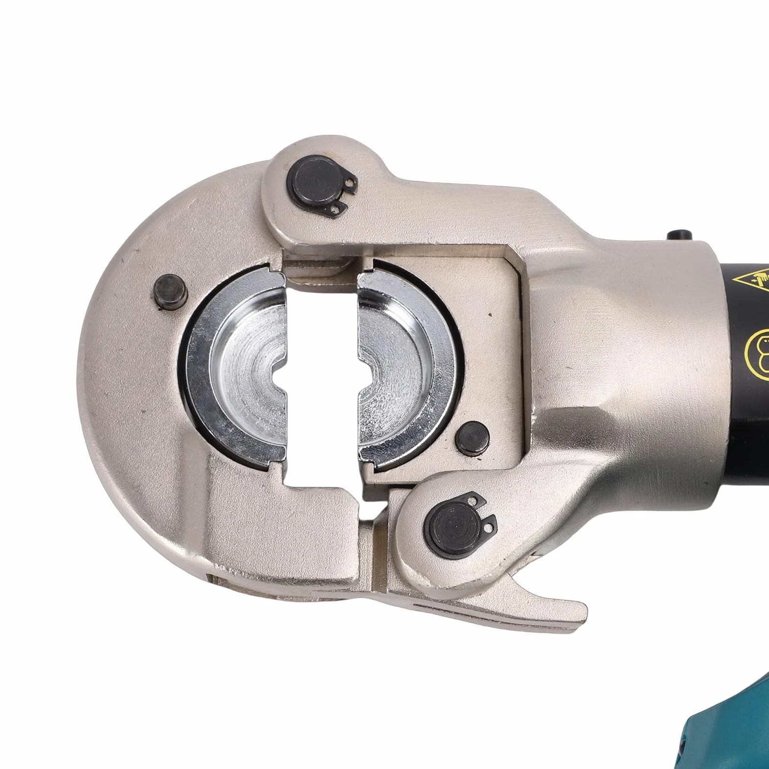 Sonew Zestaw Elektrycznych Narzędzi do Zaciskania Hydraulicznego TONGFANG 60KN, Akumulatorowa Hydrauliczna Zaciskarka do Końcówek Kablowych z 10 Matrycami Kabli Miedzianych i Aluminiowych 16–300 mm²,