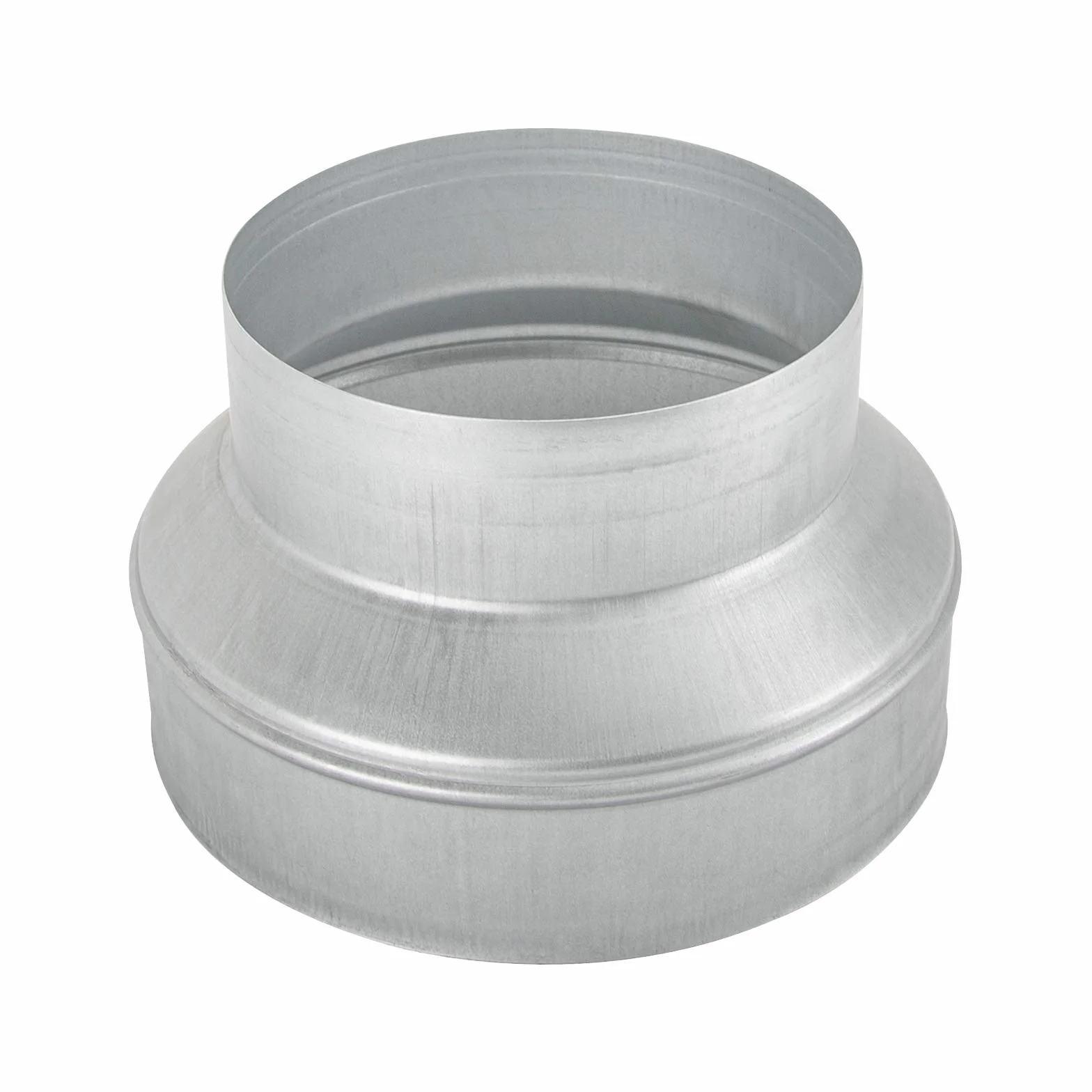 Reduktor kanałów 8 do 6 reduktor kanałów powietrza, adapter kanału powietrznego lub okrągły metalowy reduktor rur, do systemów wentylacji łazienkowej, kuchni