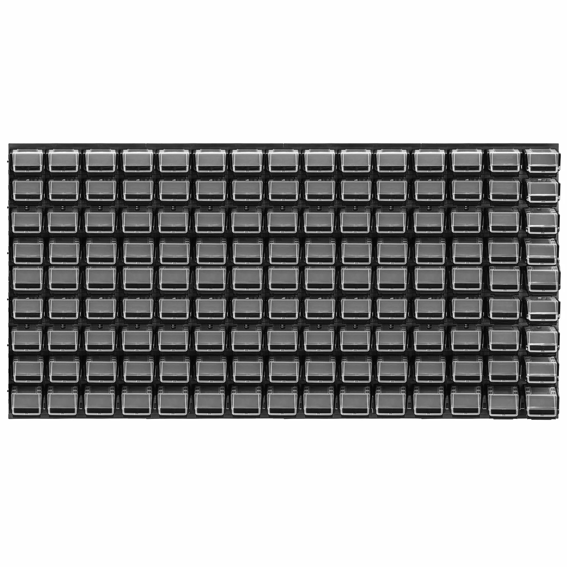 KADAX Regał ścienny na narzędzia, 156 x 78 cm, regał ścienny warsztatowy, regał warsztatowy do garażu, zestaw ścian na narzędzia, system magazynowy z pojemnikami do przechowywania, rozszerzalne płyty