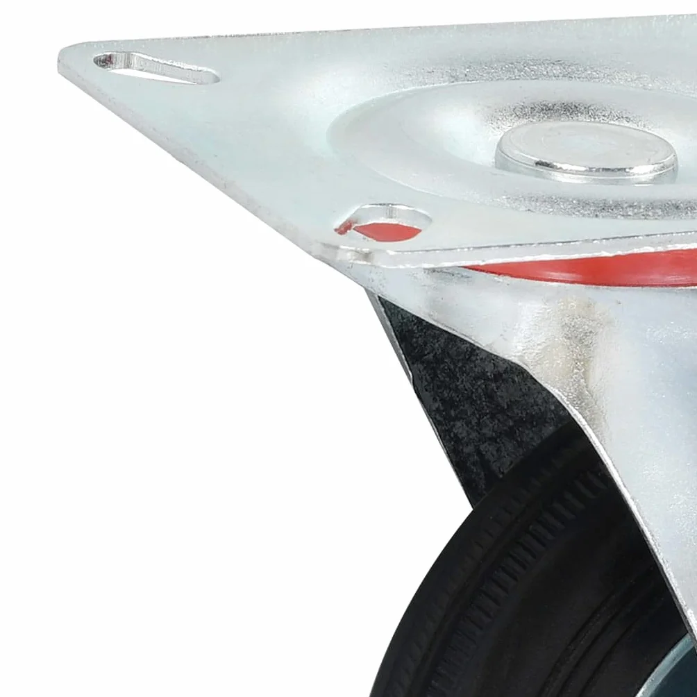 ShGaxin Kółka obrotowe 12 sztuk, kółka meblowe, kółka do palet, koła stołowe, zestaw kół do transportu mebli, przemysłowe kółka meblowe, 100 mm
