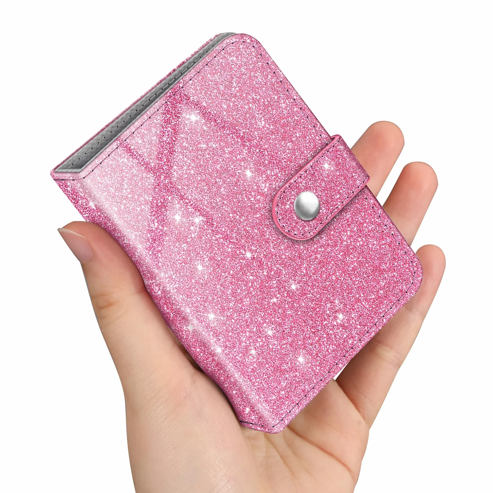 FINTIE Album fotograficzny Mini album fotograficzny 2 x 3 cale - album na zdjęcia Fujifilm Instax Mini aparat natychmiastowy/polaroid Hi-Print zdjęcia i uchwyt na zdjęcia Kpop Photocard Holder Binder,