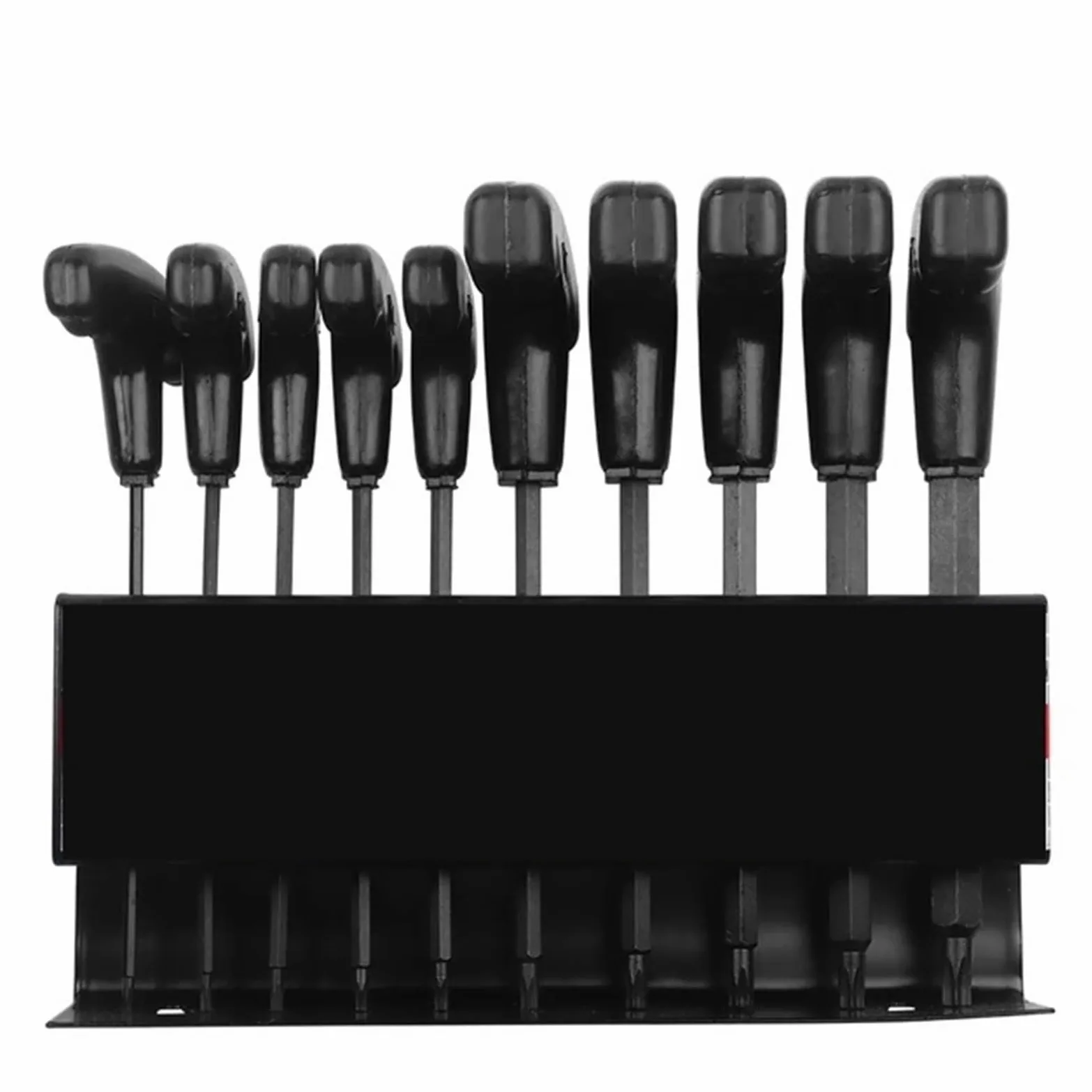 Telescopic Ratchet 10 sztuk, metryczny lub calowy zestaw kluczy sześciokątnych z uchwytem w kształcie litery T gwiazda wygodnym stojakiem do przechowywania mały klucz dynamometryczny(Torx-end)
