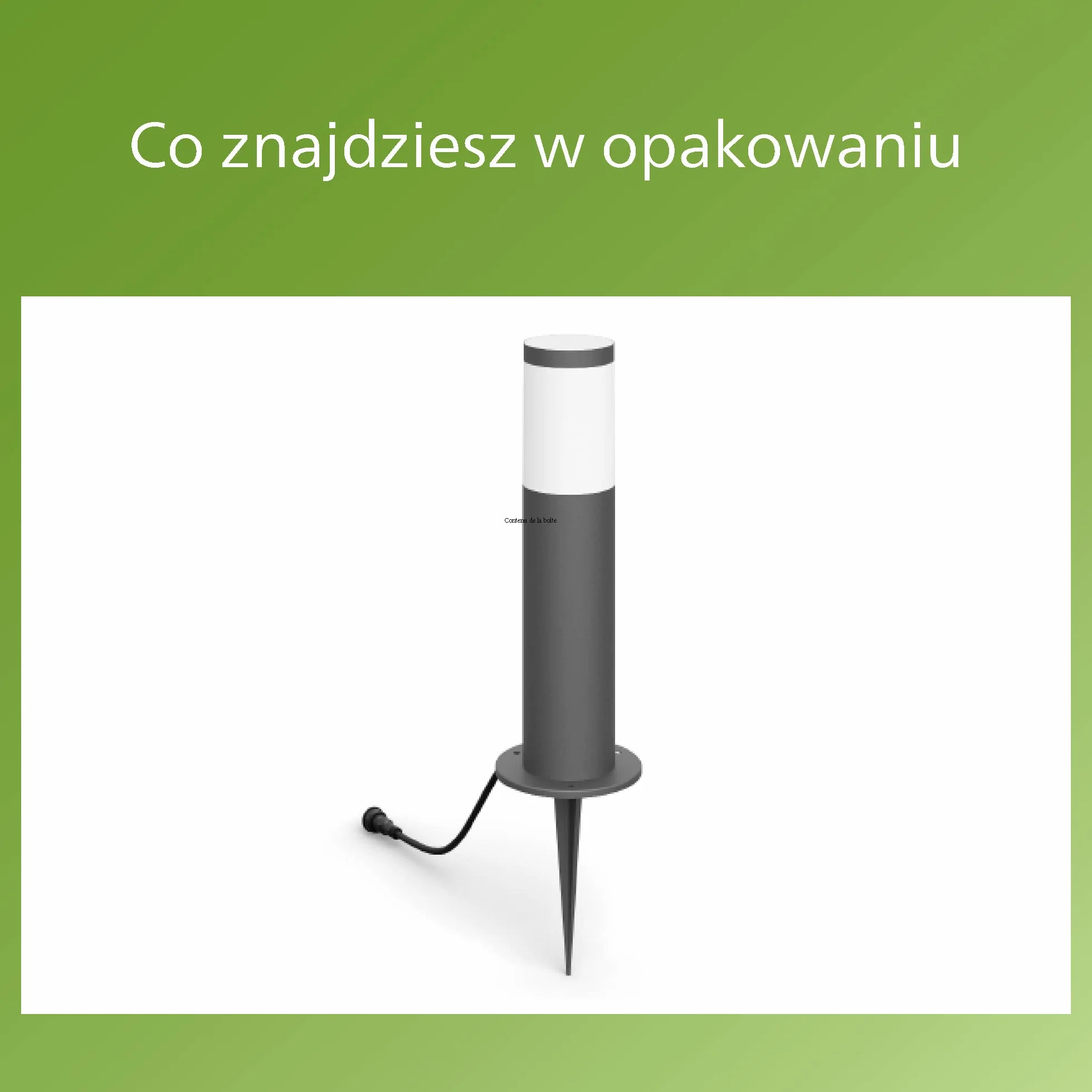Philips LED GardenLink Zewnętrzna lampa stojąca Utrecht 6W 4000 K, ochrona IP44, stal szlachetna
