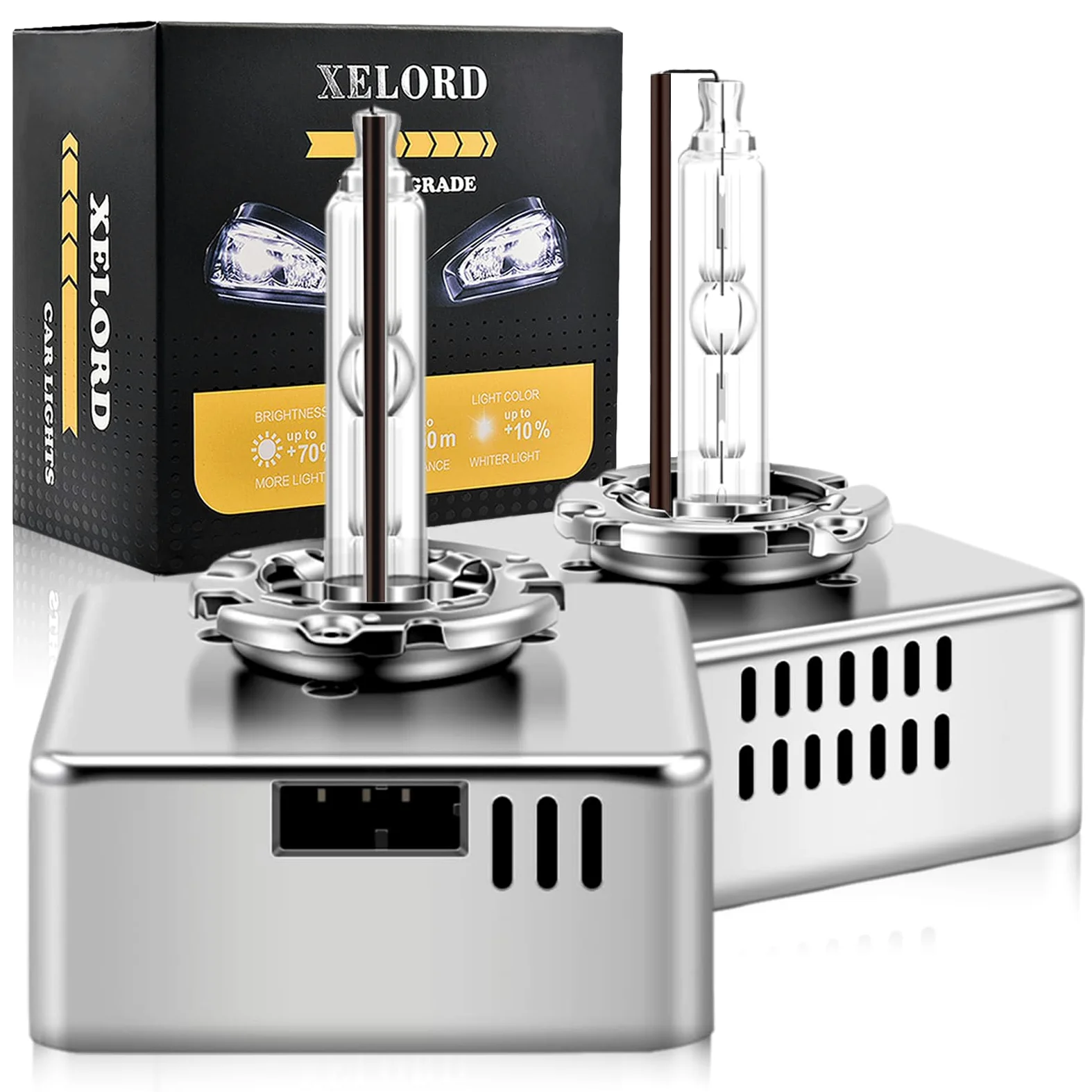 XELORD D5S żarówka ksenonowa 6000 K Hid do reflektorów samochodowych, 12 V (2 lampy)