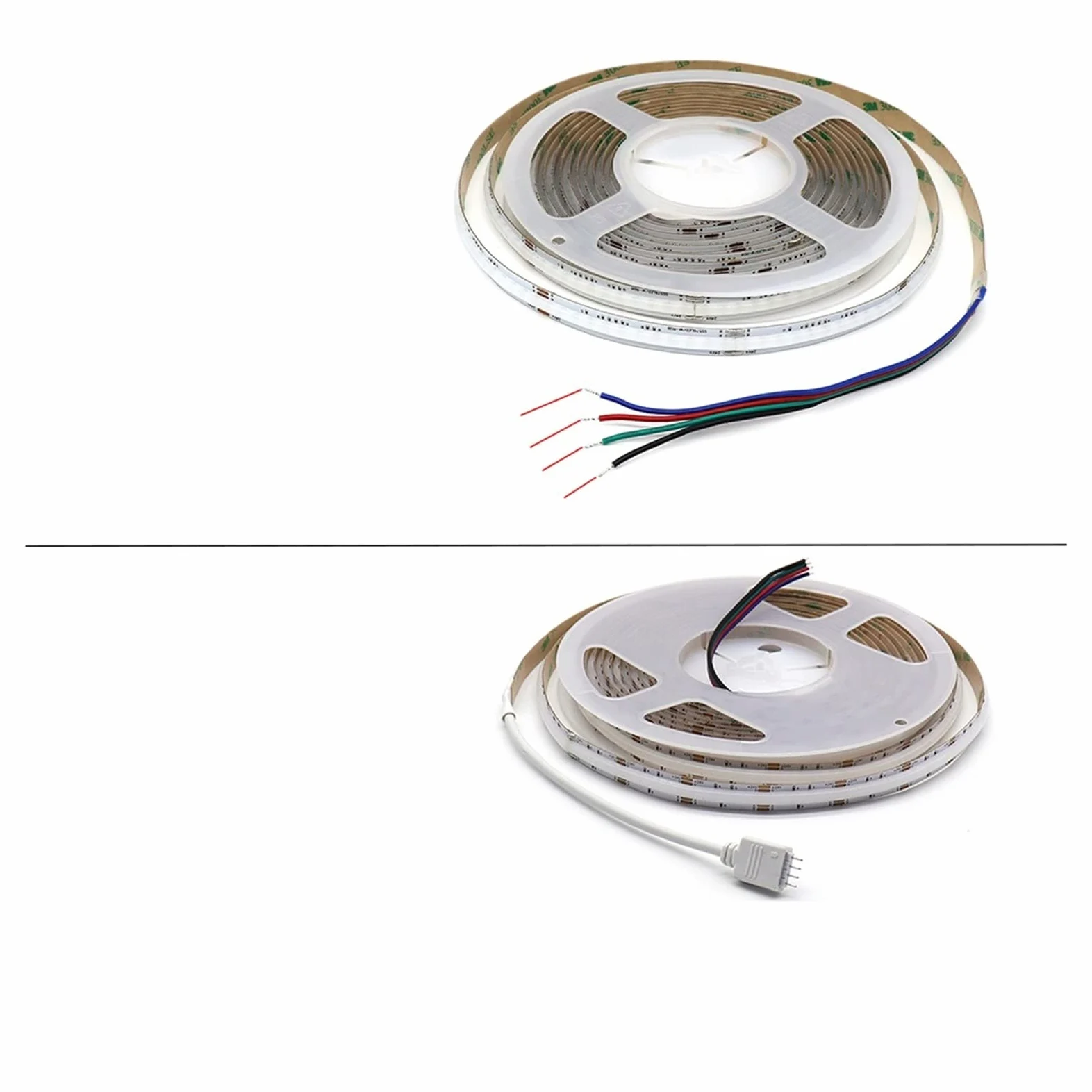 12 V 24 V RGBW RGB CCT COB taśma świetlna LED taśma 2700-6500K kolorowa elastyczna liniowa taśma świetlna LED taśma dekoracyjna taśma świetlna 1-5 m (768 diod RGB , 5M_DC 24 V)