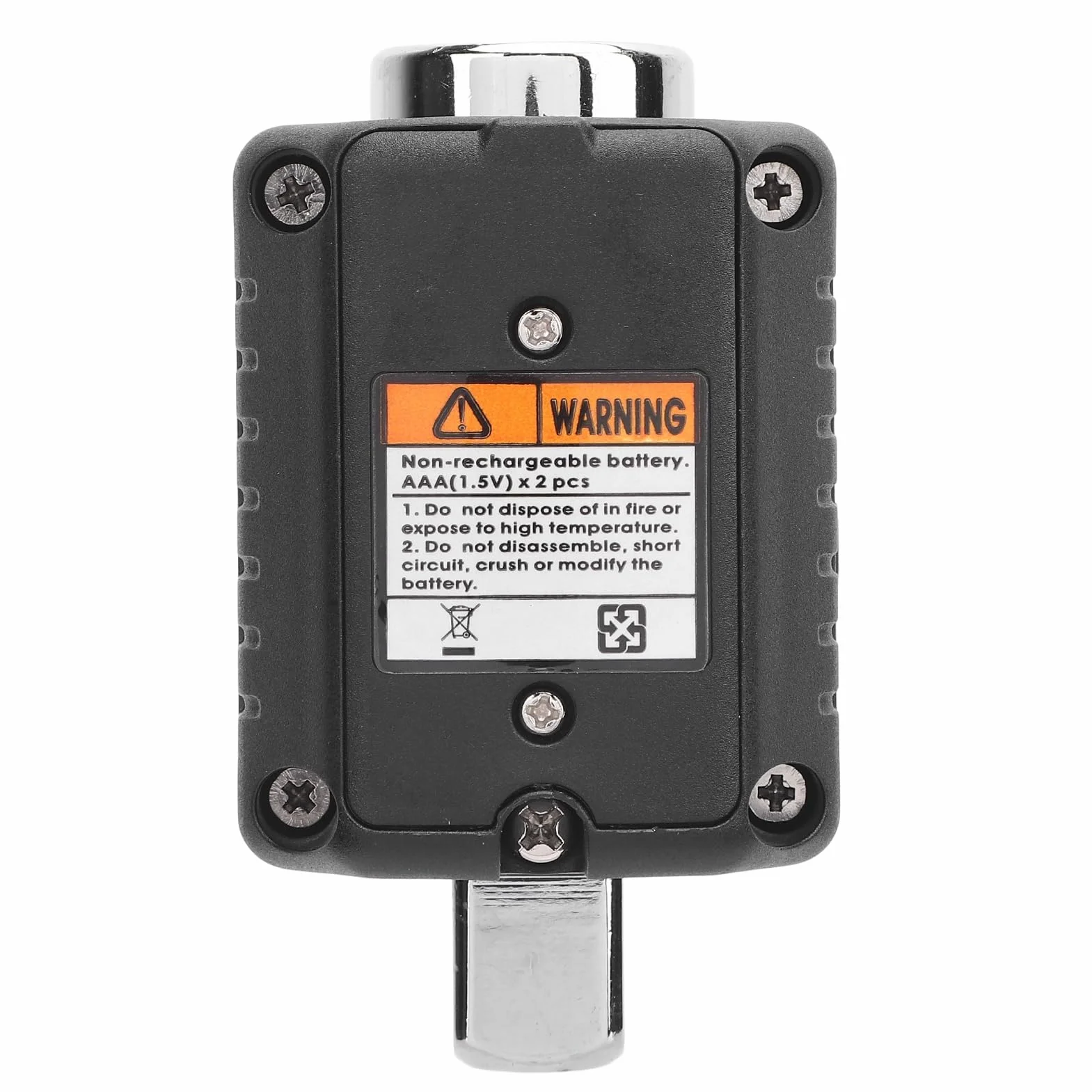 Drfeify 1 2-calowy Cyfrowy Adapter Klucza Skrętnego Stalowy ABS Elektroniczny Konwerter Klucza Skrętnego 17 na 340 N.m Pamięć Brzęczyka LED dla Mechaników Samochodowych i Motocyklowych