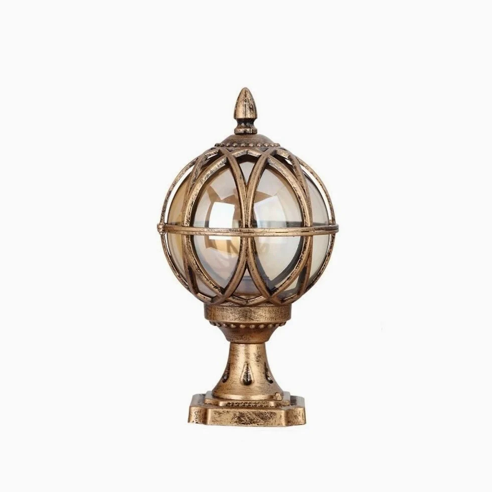 Zewnętrzna wodoodporna europejska lampa ogrodowa – dekoracyjna lampa ścienna do ścieżki, patio, dziedzińca, willi i basenu, stylowe lampiony, ogrody