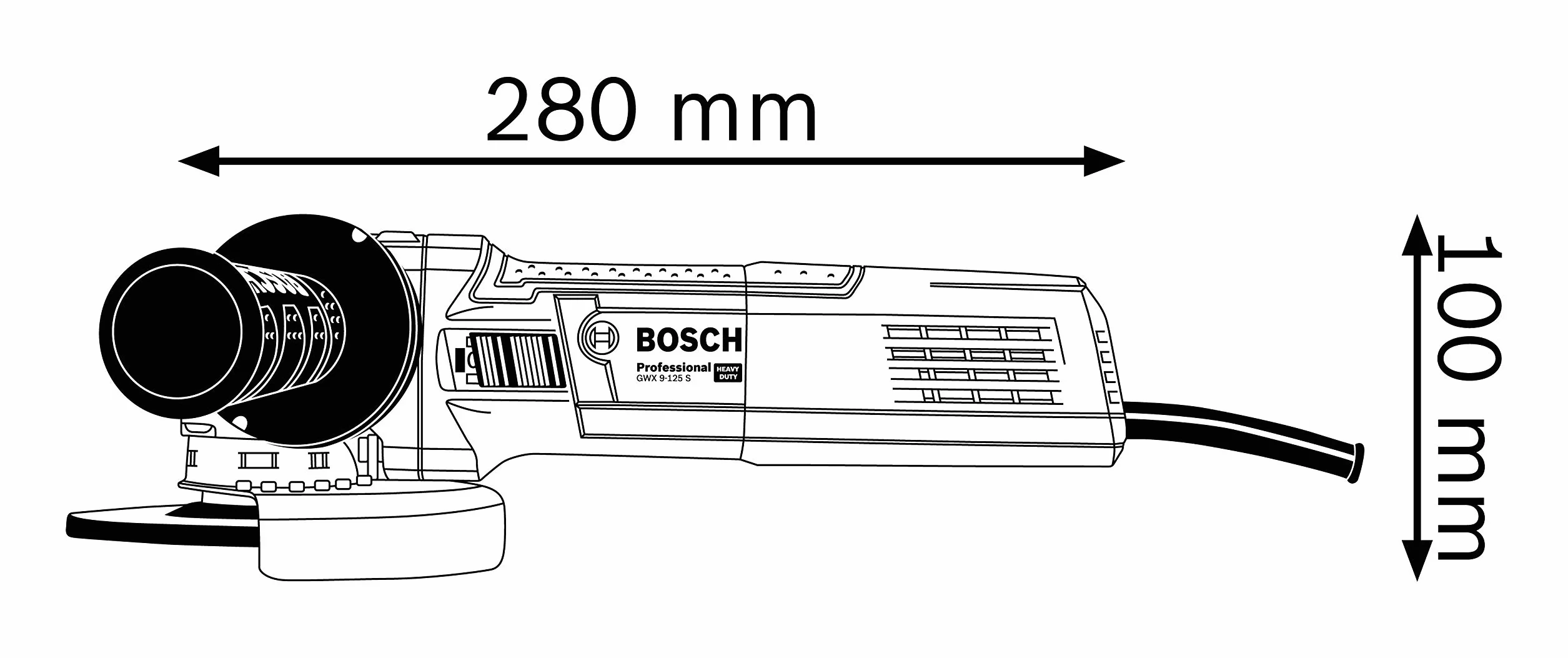 Bosch Professional: szlifierka kątowa GWX 750-125 (średnica tarcz 125 mm, 5-częściowy zestaw tarcz tnących i ściernych, pokrywa ochronna 125 mm, walizka) – Amazon Exclusive Set