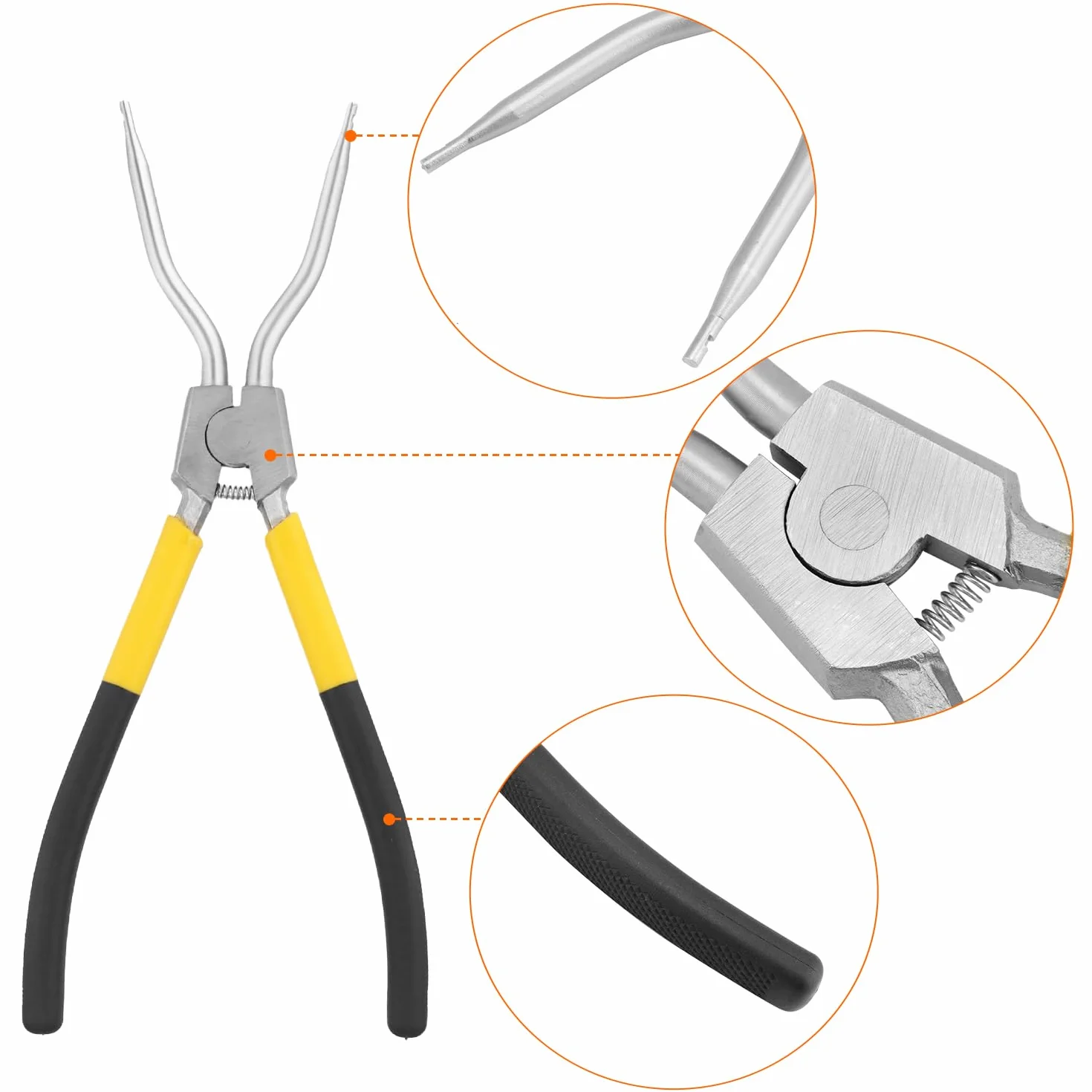 QWORK®Szczypce sprężynowe do pralek i uszczelek drzwi pralki