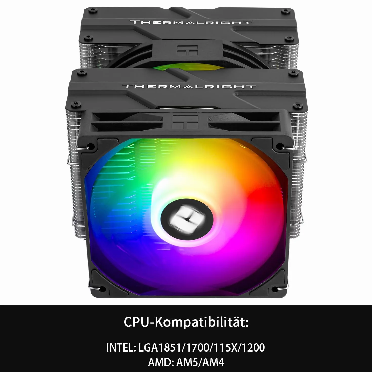 Thermalright Peerless Assassin 140 SE ARGB chłodnica procesora Dual-Tower 6 rur grzewczych wentylator PWM AM4/AM5 LGA115x/1700/1851