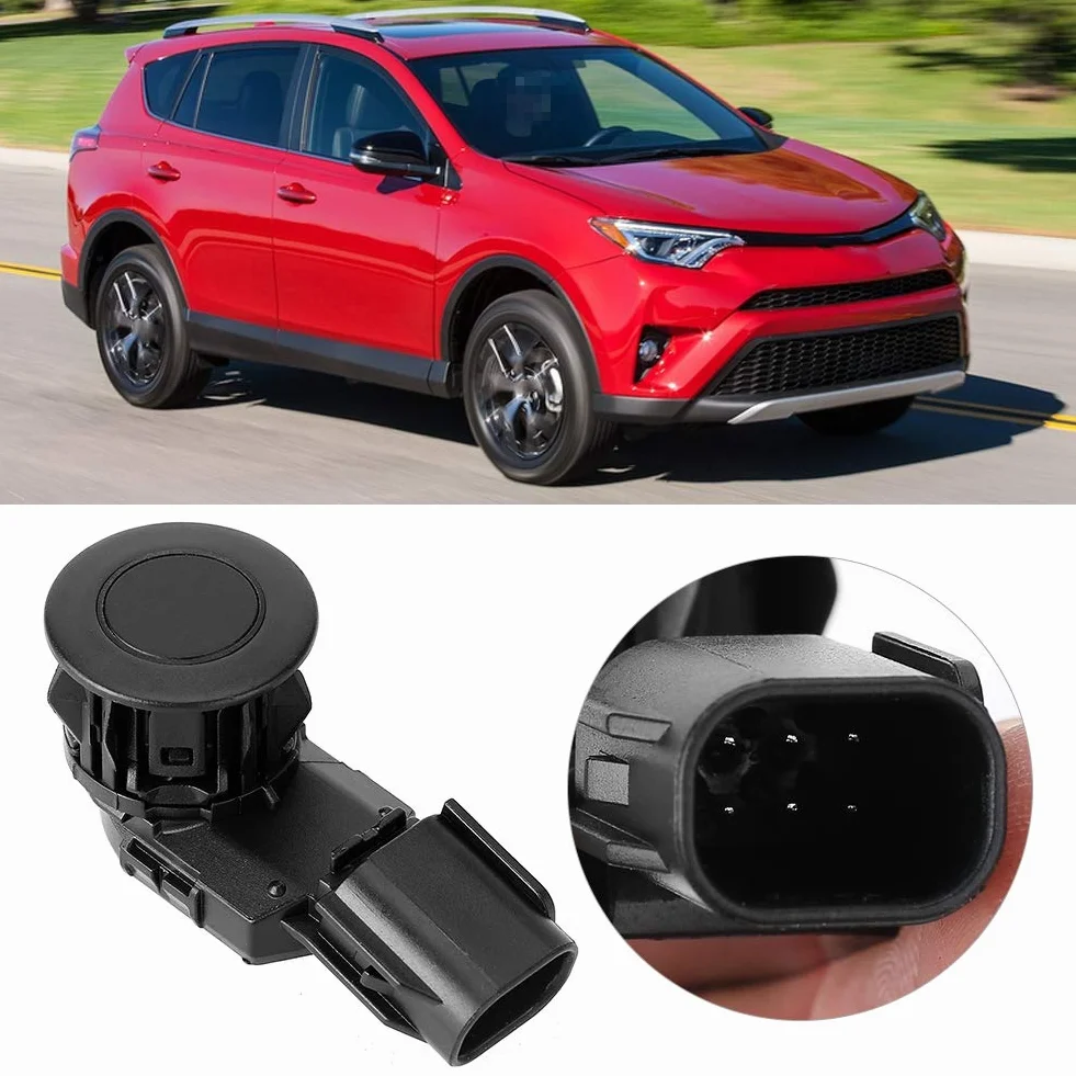 Czujnik Parkowania, Yctze 89341-42060 Czarny Zamiennik Czujnika Parkowania PDC dla RAV4 2.5L L4 2017-2018