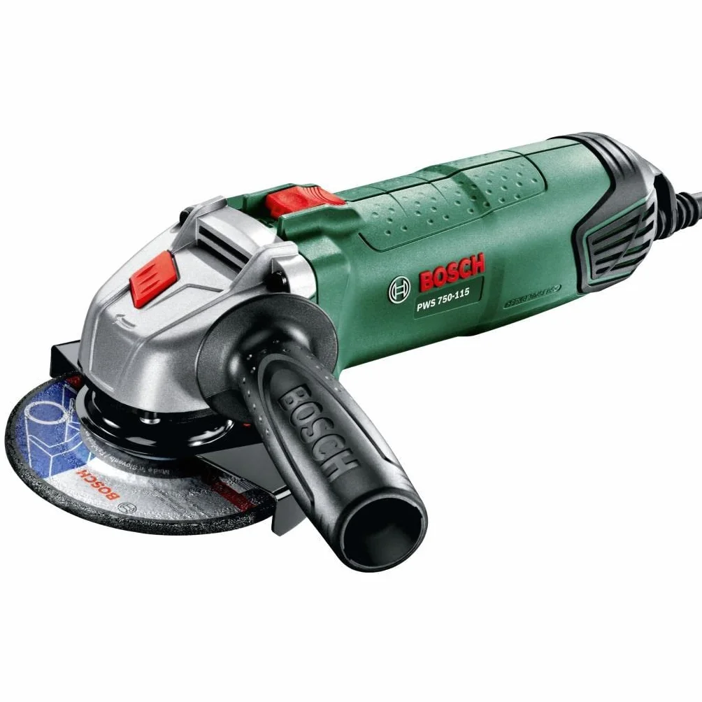 Bosch Home and Garden Pws 750-115 Szlifierka, Czarny/Zielony, ‎263 x 76 x 104 cm; 1.8 kg