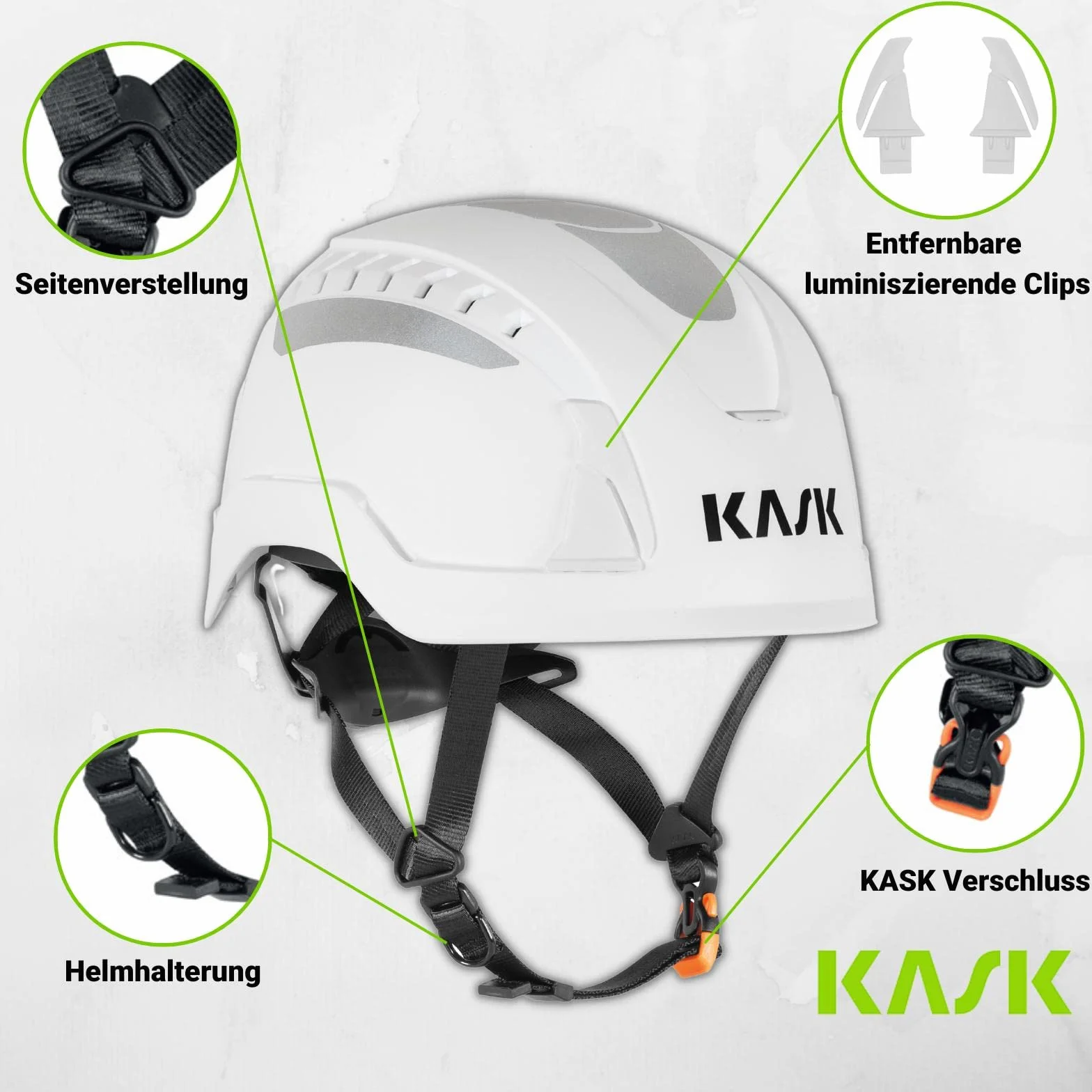 KASK Kask ochronny Primero Air Hi-Viz, kask budowlany, kask roboczy, pokrętło, 14 kanałów wentylacyjnych, odblaskowy, zgodny z EN397 i EN50365