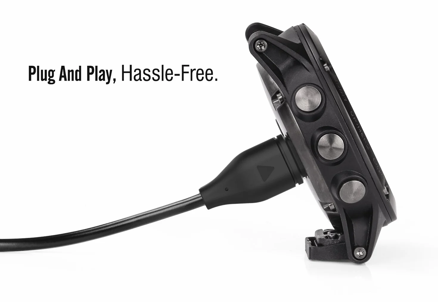 MoKo Charger Cable Compatible with Garmin Fenix 7/7S/7X/6/6S/6X Pro/5/5S/5X Plus, USB Data Sync Charging Cable Black