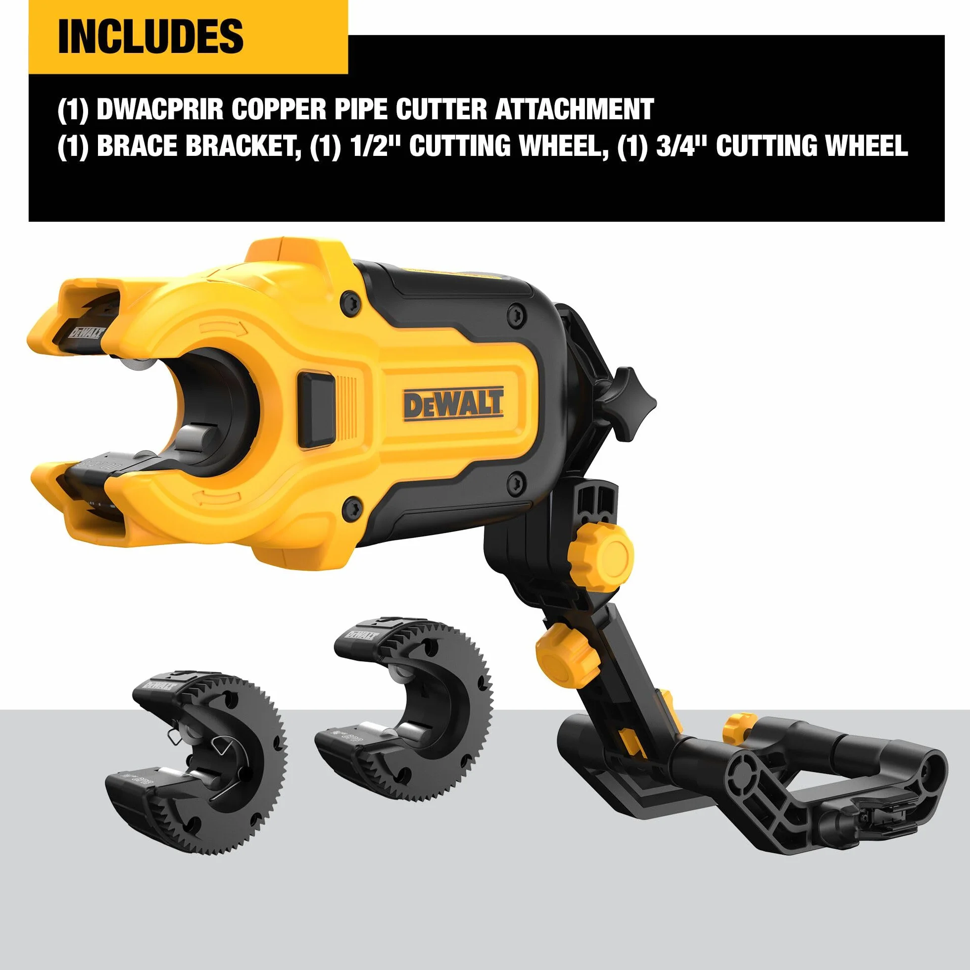 DEWALT IMPACT CONNECT obcinak do rur miedzianych, mocowanie wkrętarki udarowej, obcinacz do rur (DWACPRIR)