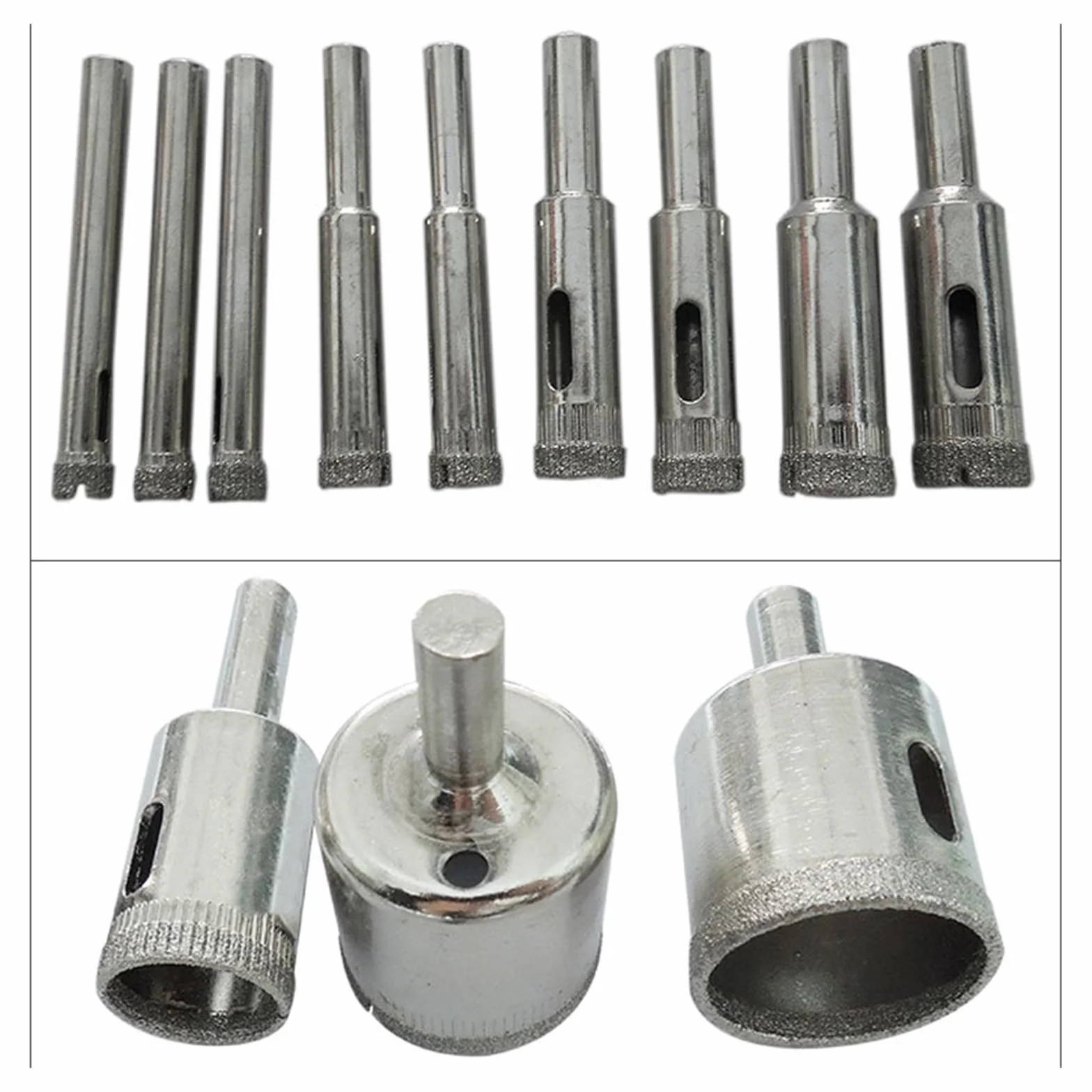 Wiertła diamentowe Płytka Szklana Hollow Core Extractor Remover Tools Otwornice Do Ceramiki Szklanej Porcelany Granit 75-200mm Narzędzia(190mm)