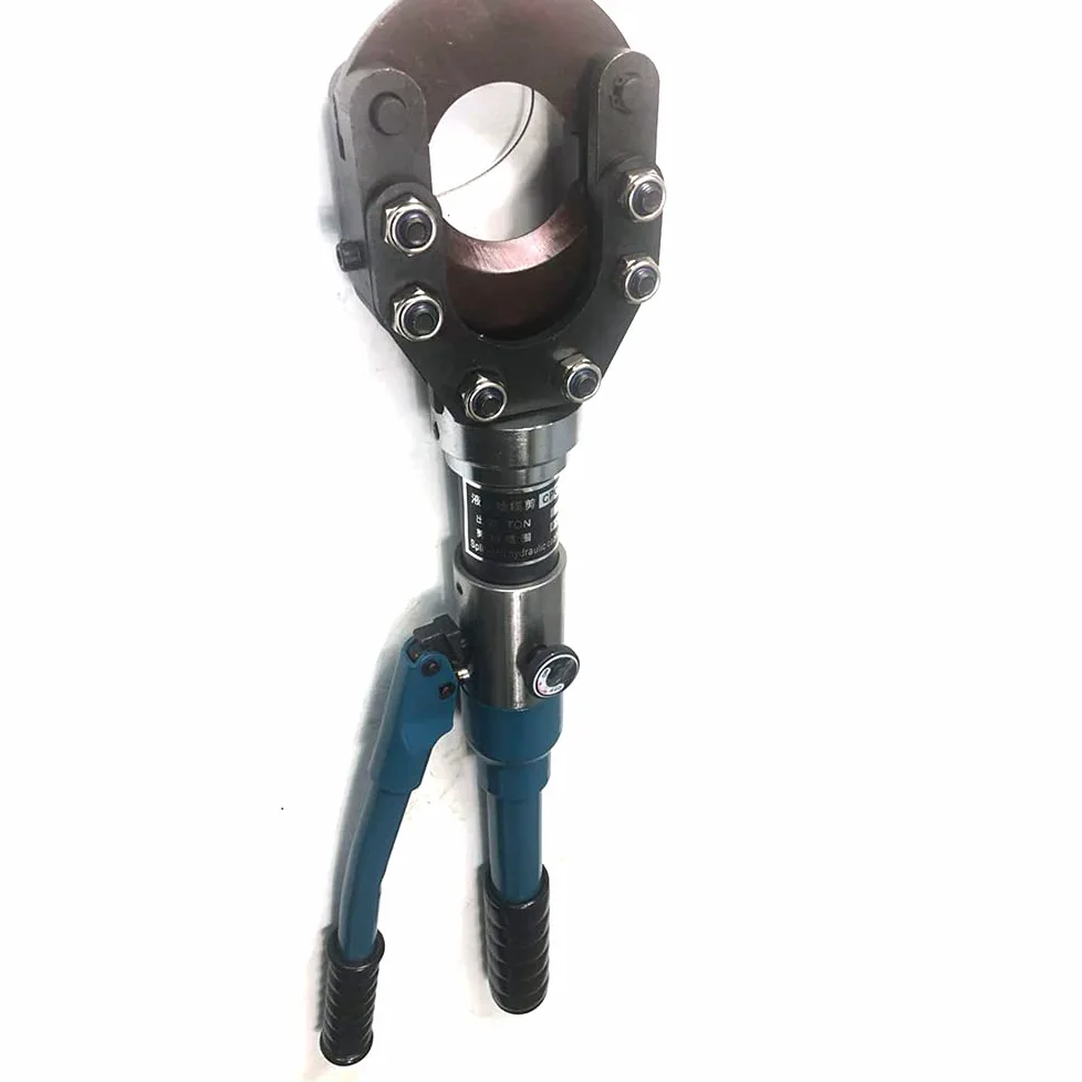 Ręczna hydrauliczna przecinarka do kabli, szczypce Knipex, siła cięcia 70 kN, do przemysłu elektrycznego i komunikacyjnego, długość 60 cm