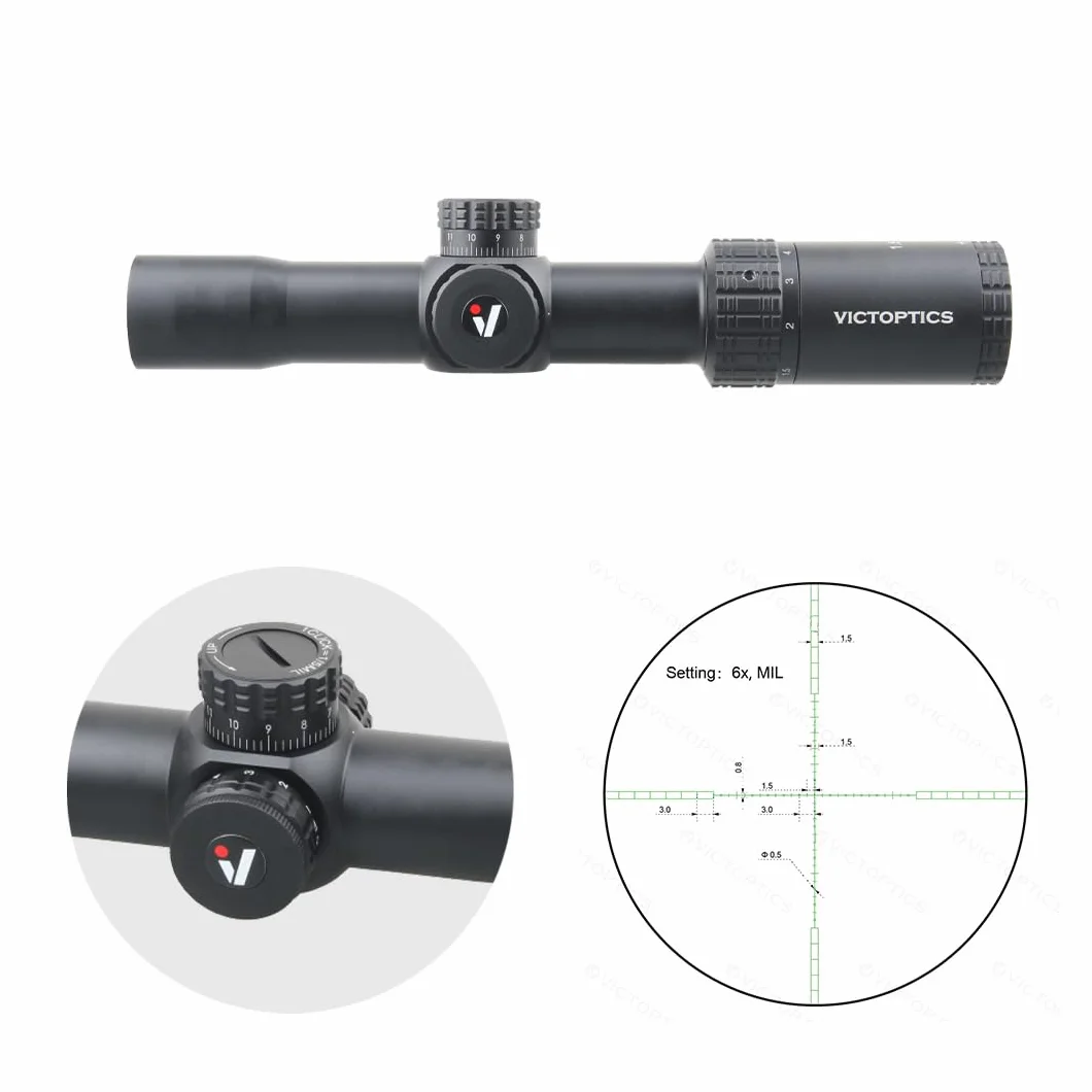 Victoptics OPSL32 S4 1,5-6x28 luneta celownicza do airsoft i polowania