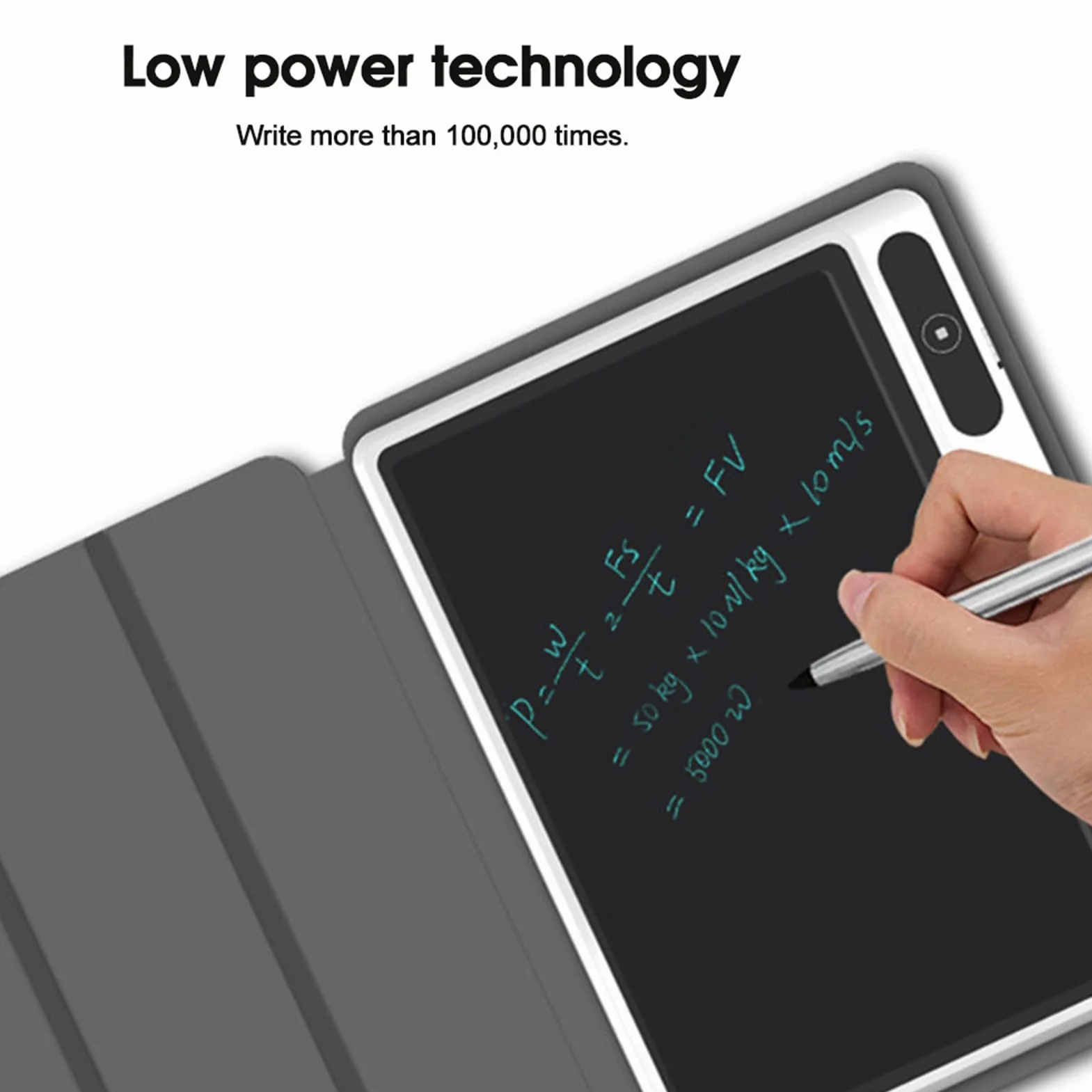 Elektroniczny Notatnik, 9-calowy Tablet do Rysowania LCD Jasne Elastyczne, Podkładka do Rysowania, Narzędzie do Malowania Ręcznego Biznesowe do Pracy i Nauki (czarny (ze skórzanym)