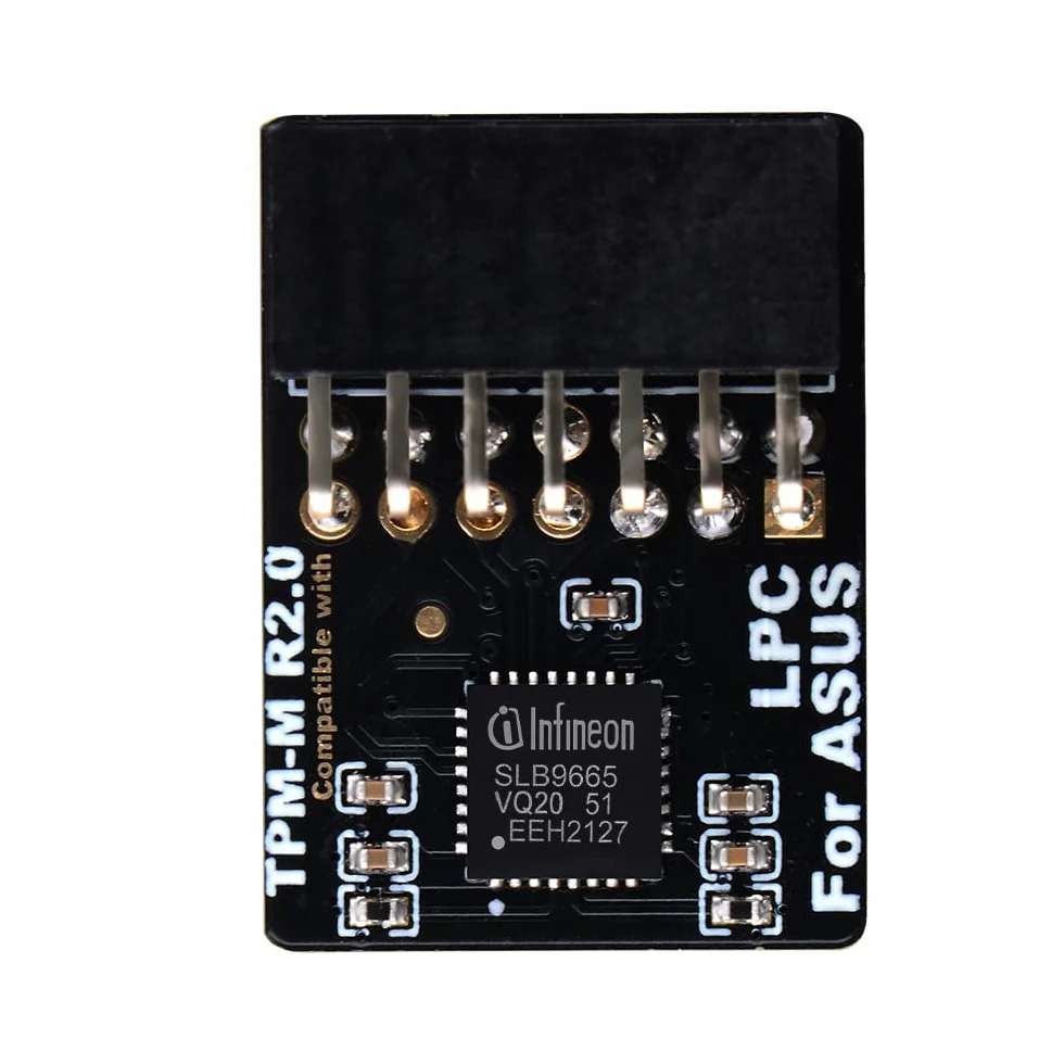 Moduł TPM 2.0 LPC 14-pinowy Infineon SLB9665 do płyty głównej ASUS kompatybilny z TPM-M R2.0
