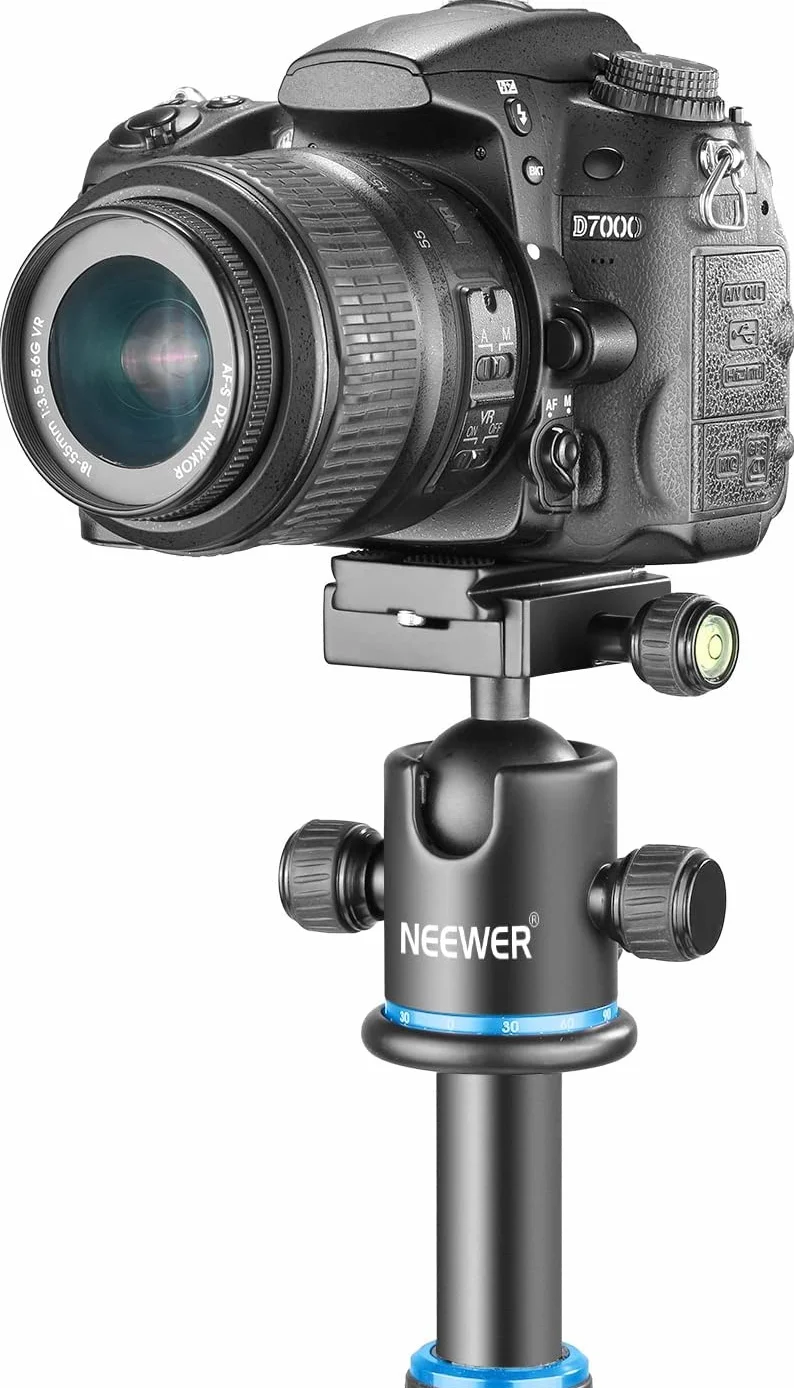 Neewer Głowica kulowa statywu 36 mm 360° panoramiczna metalowa płytka szybkozłączka Arca 1/4" gwint 3/8" do 8 kg