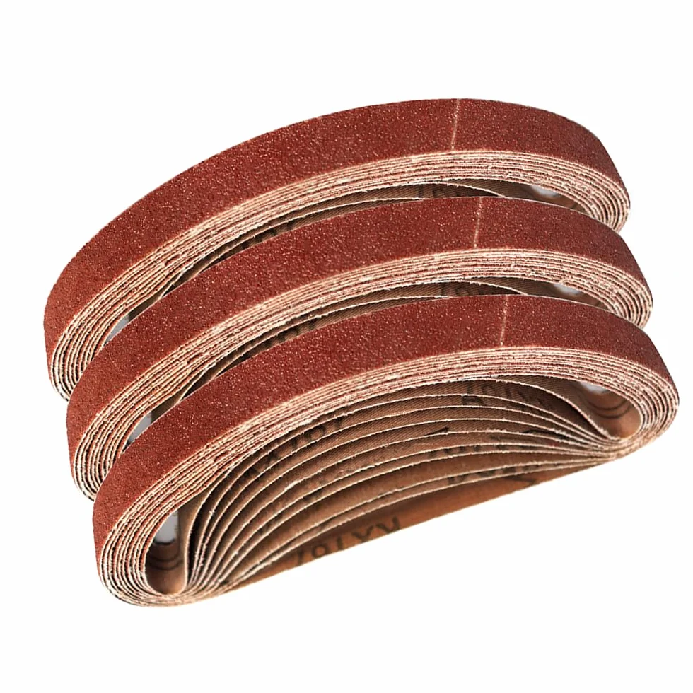 10 szt. taśm ściernych 520x20 mm, szlifierka taśmowa P40-1000, paski ścierne do szlifierek punktowych, spawalniczych(10PCS 150 Grit)