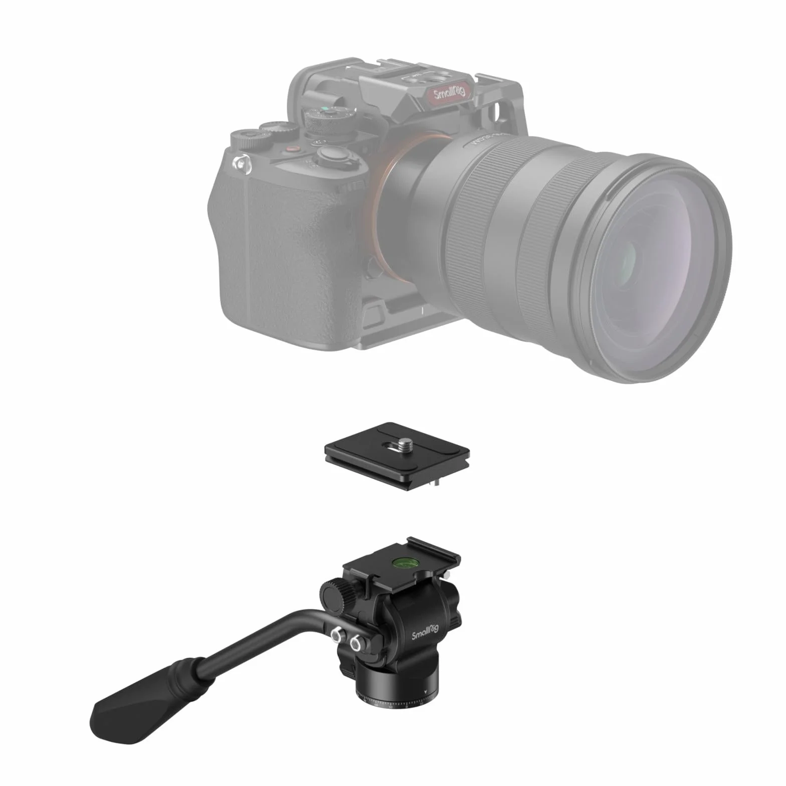 SMALLRIG 3760B Statyw aluminiowy 183 cm 3 kg do wideo transmisji na żywo vlogowania
