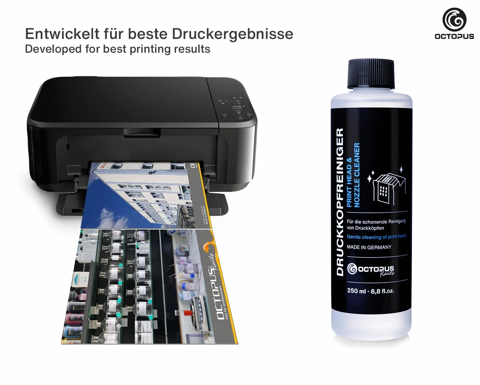 Octopus Środek do czyszczenia dysz głowic drukujących Epson 250 ml