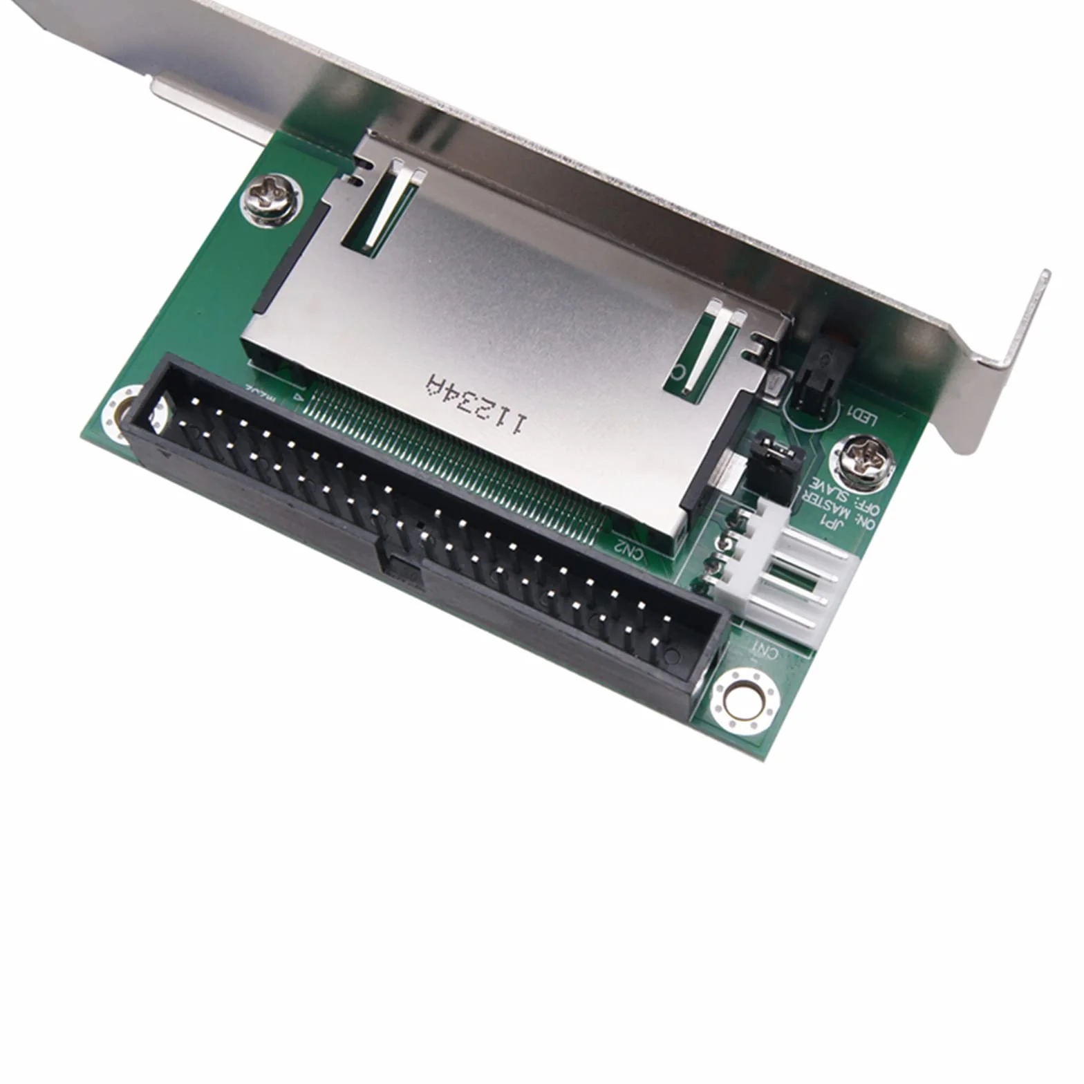 WANGCL CF Card Adapter CF to IDE 40-pinowy konwerter IDE 3,5 cala męski adapter z uchwytem PCI