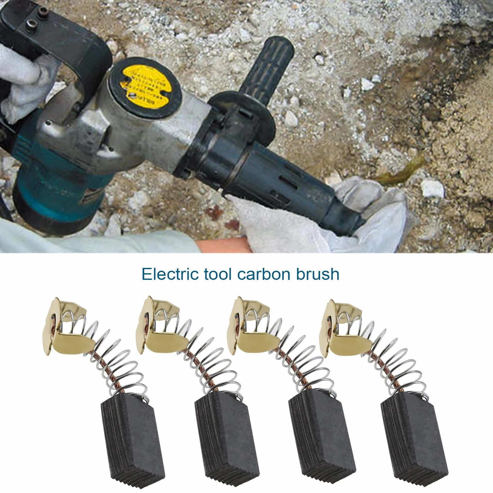 4 pary szczotki węglowe do silnika CB103 6 x 10 x 16 mm kompatybilne z HM0810 181030 części zamienne do narzędzi elektrycznych