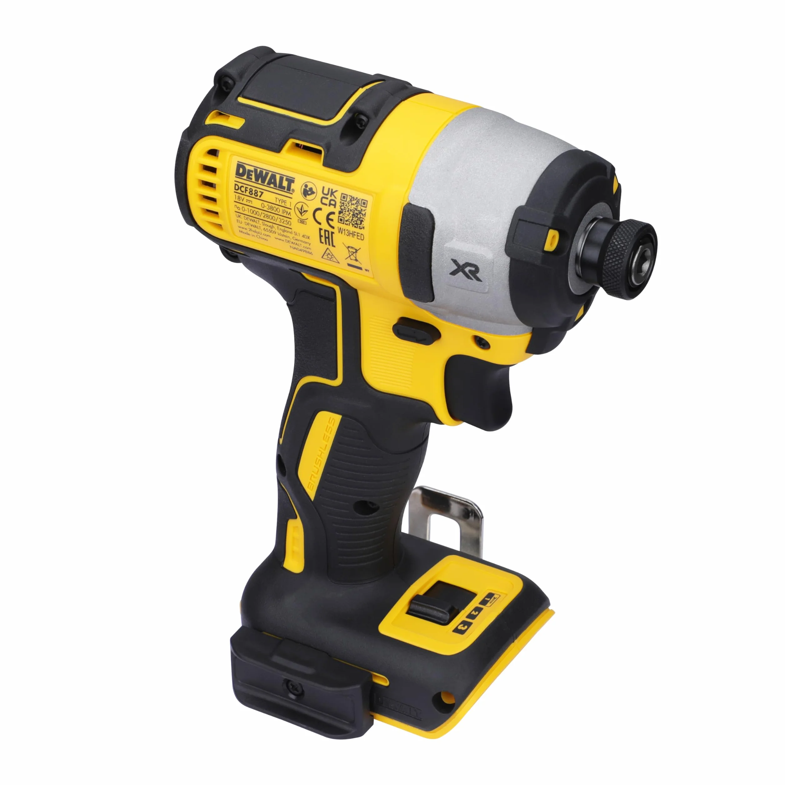 DEWALT, Zakrętarka udarowa bezszczotkowa akumulatorowa 18V XR , DCF887N-XJ