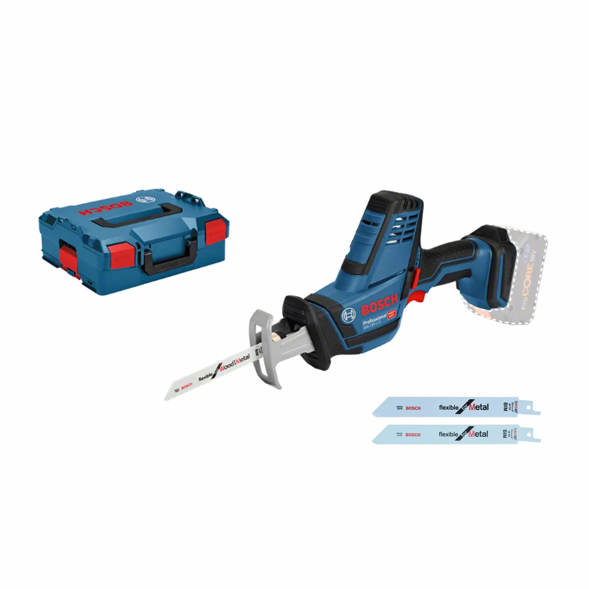 Bosch Professional GSA 18V-LI C akumulatorowa piła szablasta 18V L-BOXX