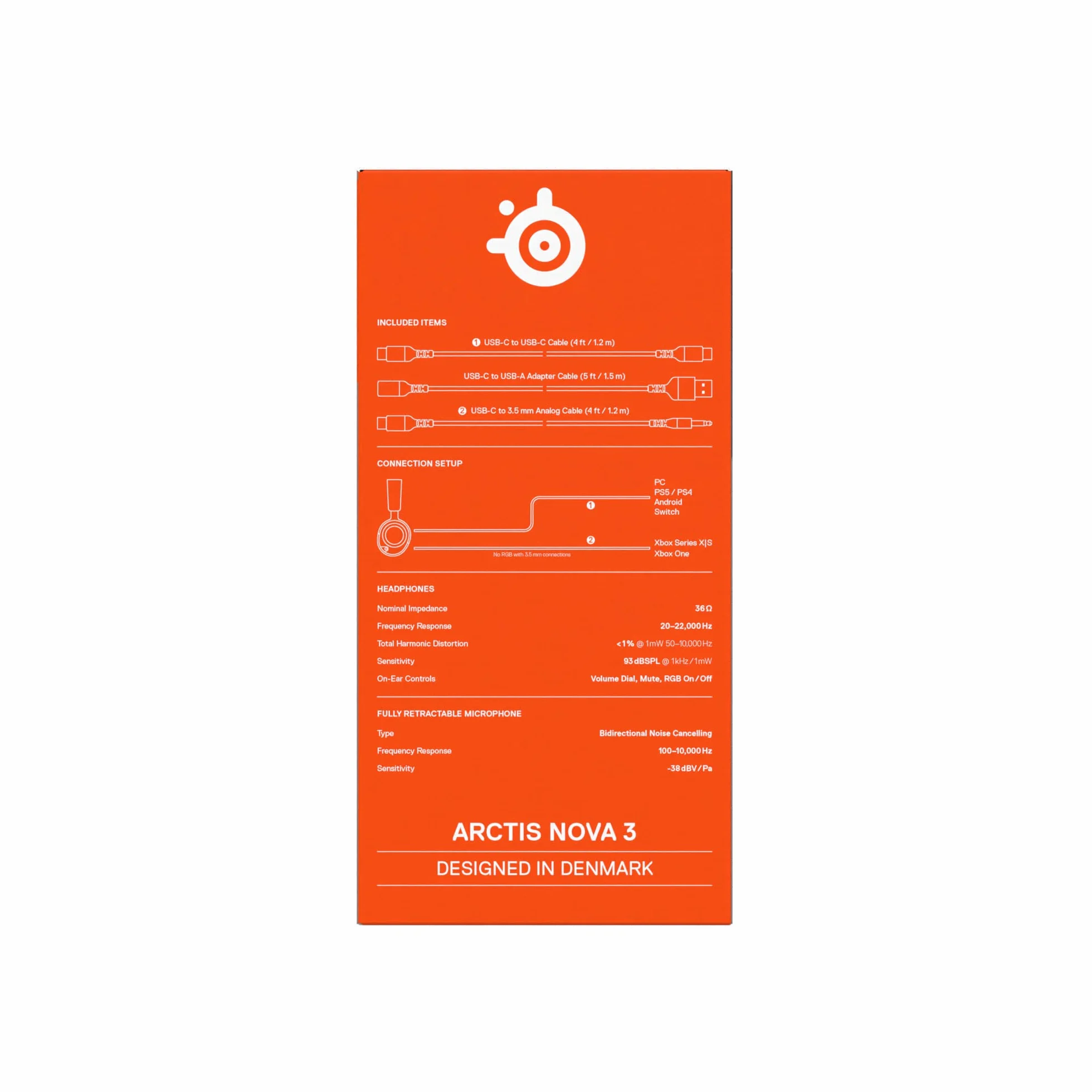 Steelseries Arctis Nova 3 Słuchawki Czarny
