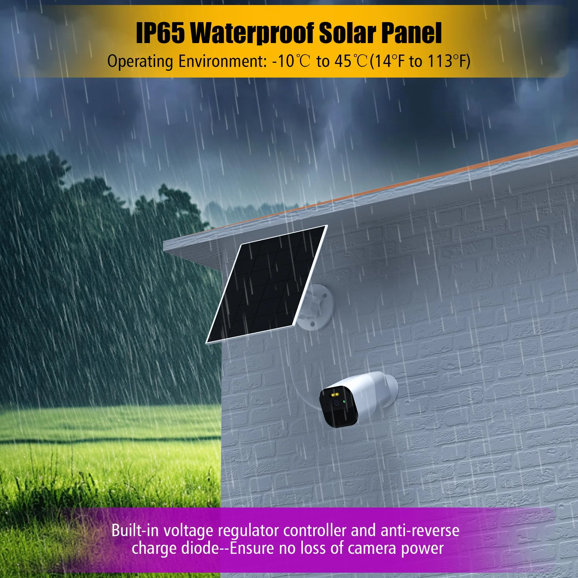 Panel słoneczny eufy 5V 5W IP65 do eufyCam SoloCam