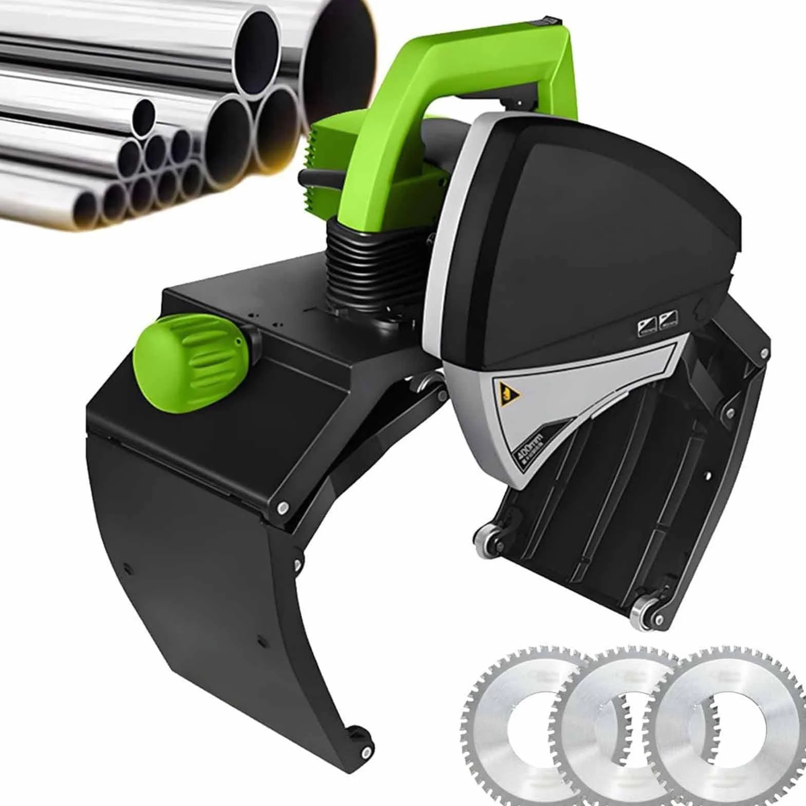 Automatyczna obcinarka do rur 1000W, prędkość 2900 obr./min, otwór centralny 62 mm, cięcie stali do 8 mm tworzywa sztucznego do 12 mm do hydrauliki i remontu domu