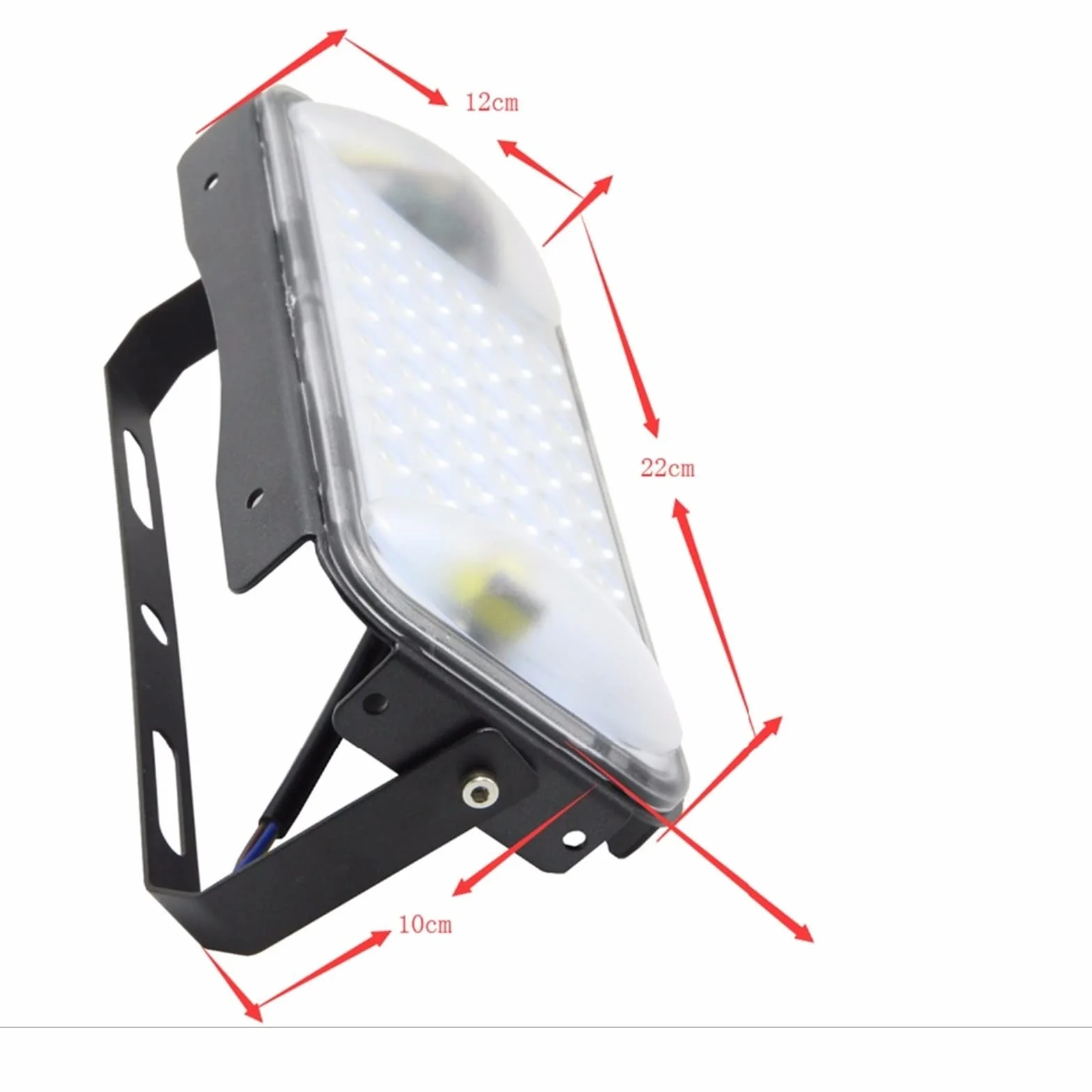 Lampy solarne zewnętrzne, Reflektor Highway IP65 do lampy Square Park/Outdoor Wall Spotlight bez sterownika(Pure White)