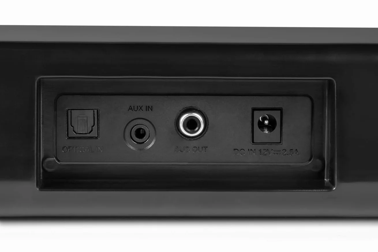 Thomson SB60BTS Soundbar – 120W Całkowitej Mocy Muzycznej –Bluetooth 5.0 – W Zestawie Subwoofer – Możliwość Montażu na Ścianie – Wejście Optyczne i AUX – Pilot zdalnego sterowania