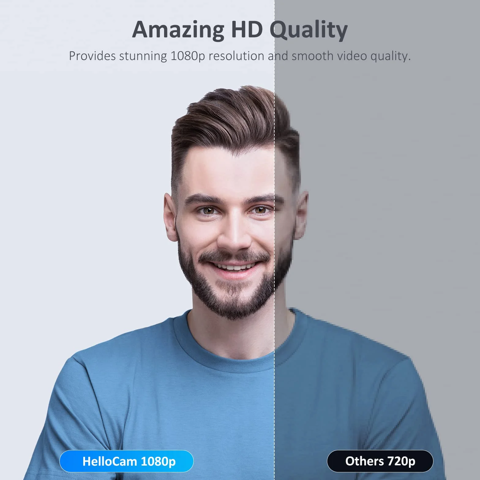 NexiGo HelloCam kamera internetowa 1080p Windows Hello mikrofon automatyczna migawka USB