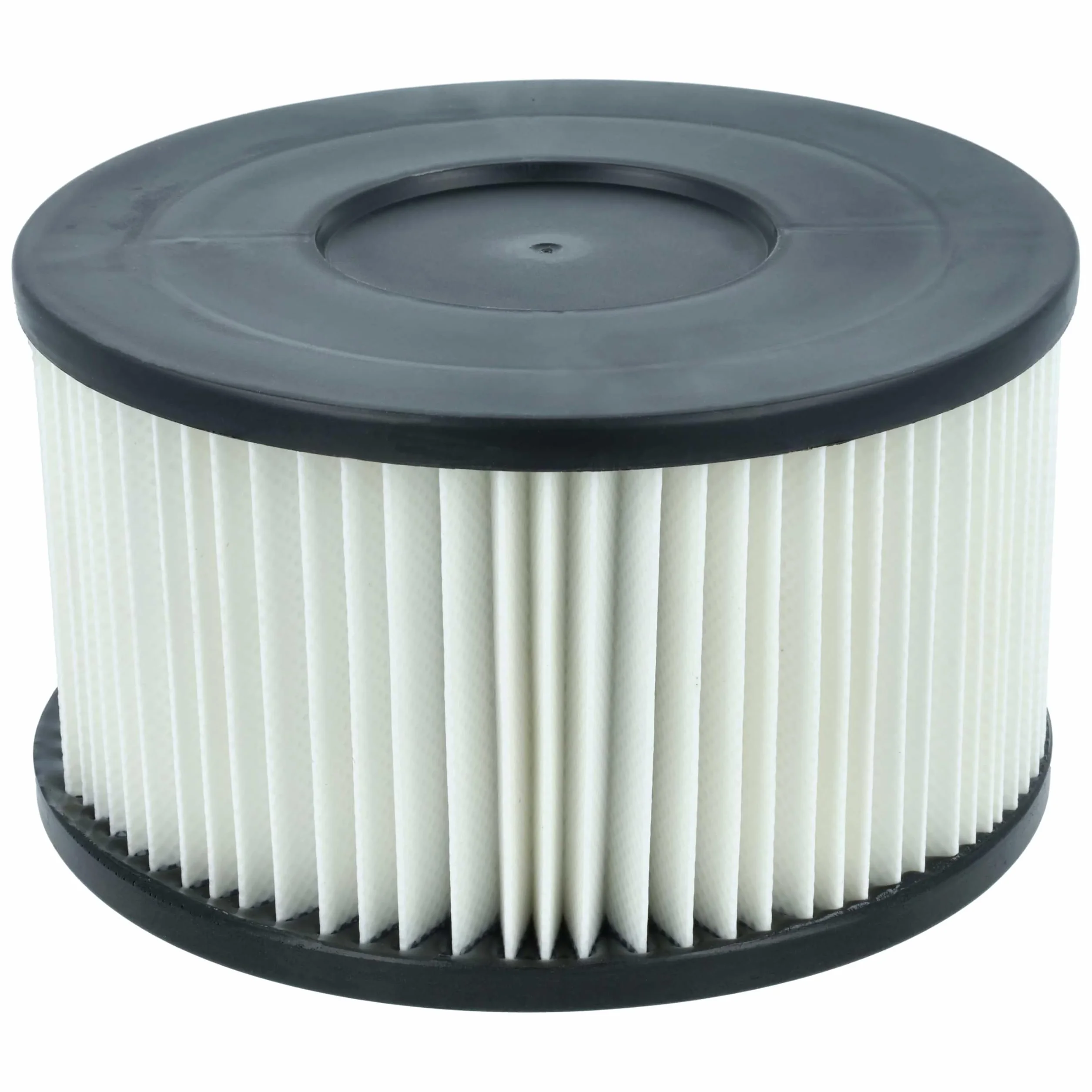 vhbw 6 x filtr harmonijkowy kompatybilny z VONROC VC505AC, VC507DC, VC808AA odkurzacz do popiołu – filtr nabojowy, czarny, biały, zmywalny