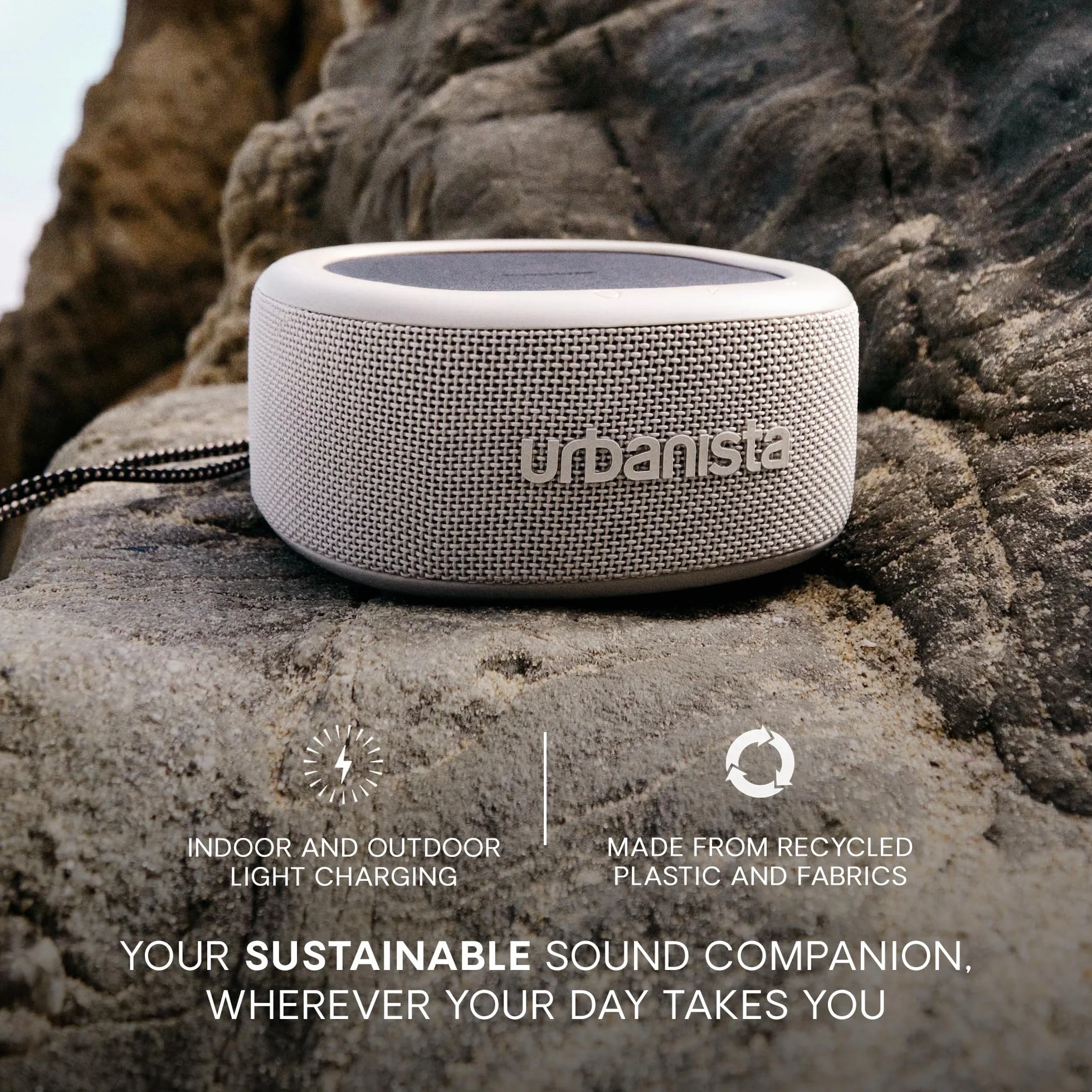 Urbanista Malibu Przenośny głośnik Bluetooth ładowany energią słoneczną