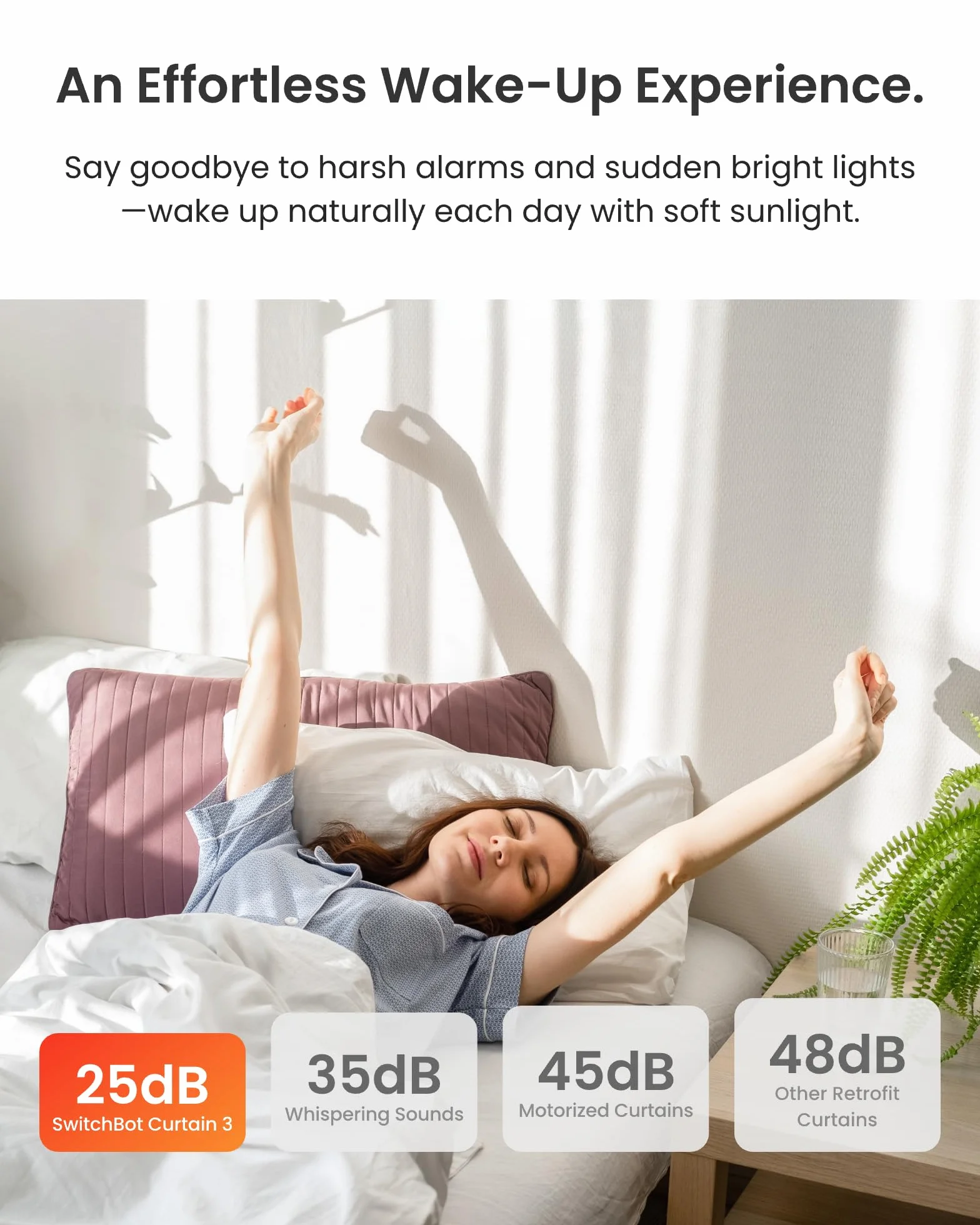 SwitchBot Curtain 3 Inteligentny automatyczny mechanizm do zasłon, pilot Bluetooth z aplikacją/timerem, wydajny silnik, obsługuje Alexę, Google Home, HomeKit za pomocą urządzenia Hub, do drążka