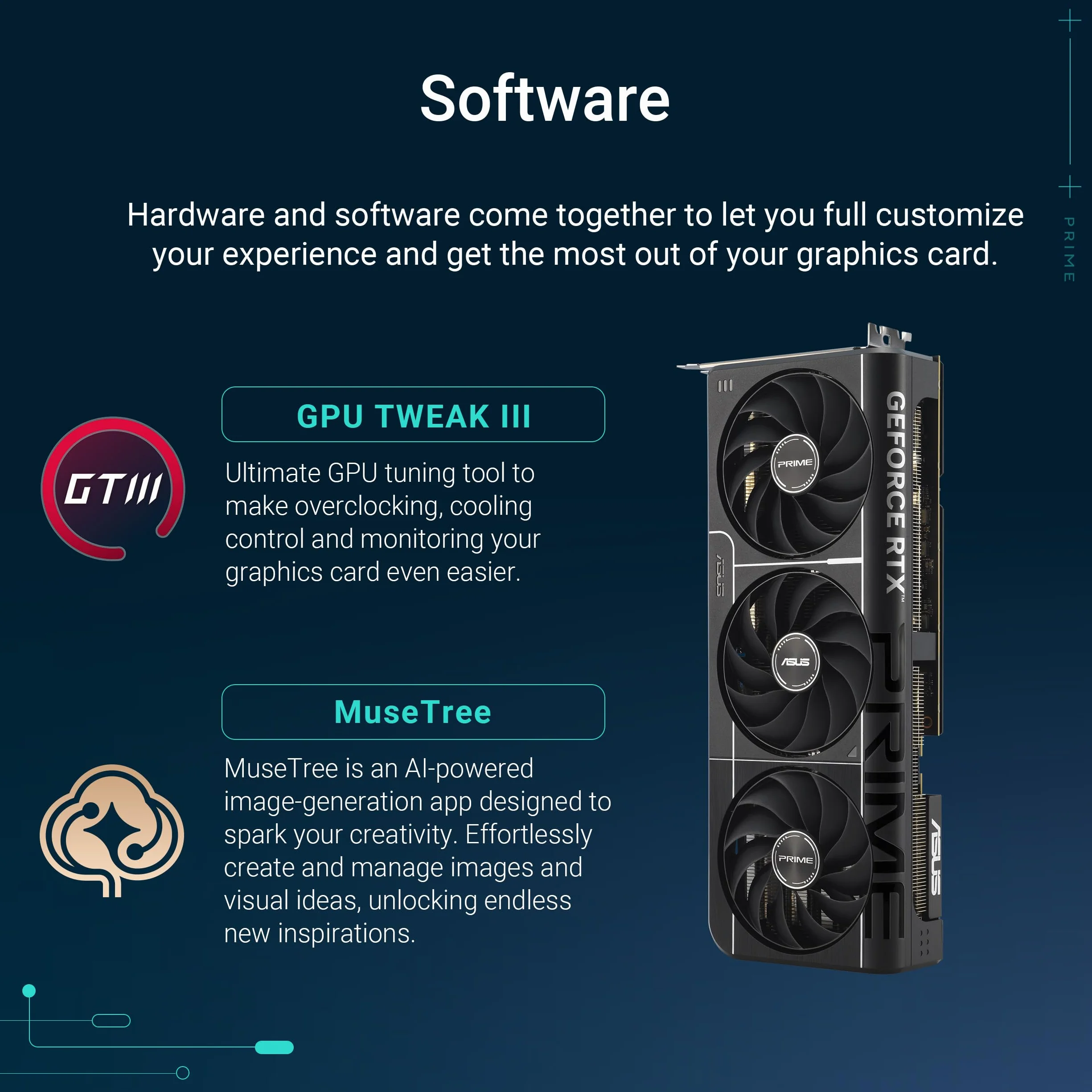 ASUS GeForce RTX 5070 Ti Prime OC 16 GB GDDR7 PCI Express 5.0