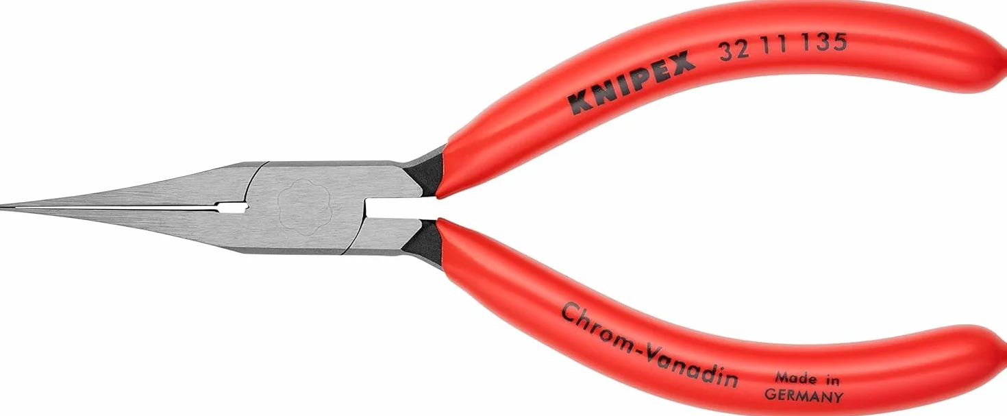 KNIPEX Szczypce do regulacji przekaźników z tworzywa sztucznego, powlekane 135 mm, 32 11 135