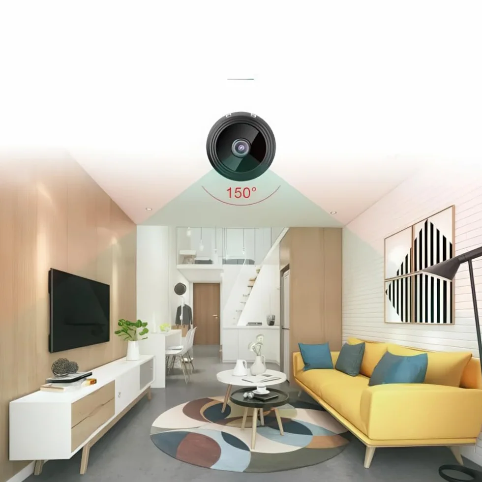 Mini kamera Wi-Fi 1080P Full HD z czujnikiem ruchu i trybem nocnym