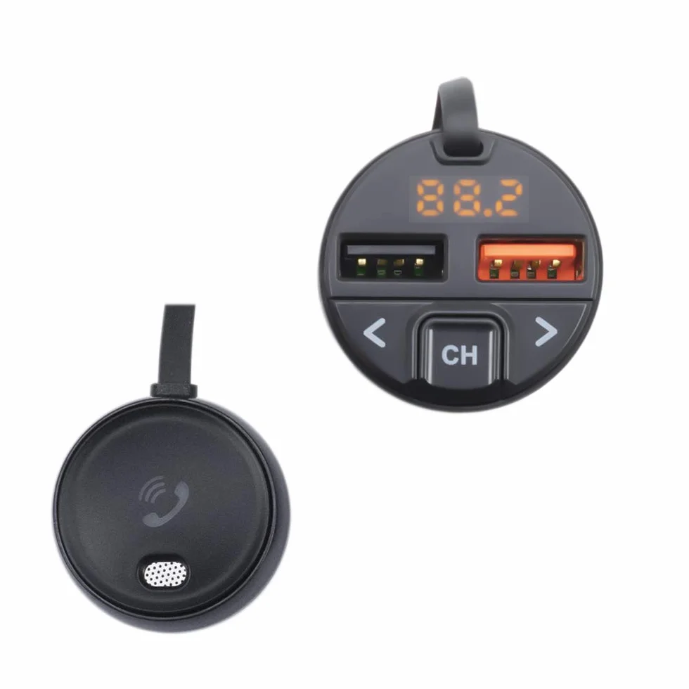 PNI PNI-V880 Valentine V880 modulator Bluetooth 5.0 MP3 odtwarzacz nadajnik FM USB QC3.0